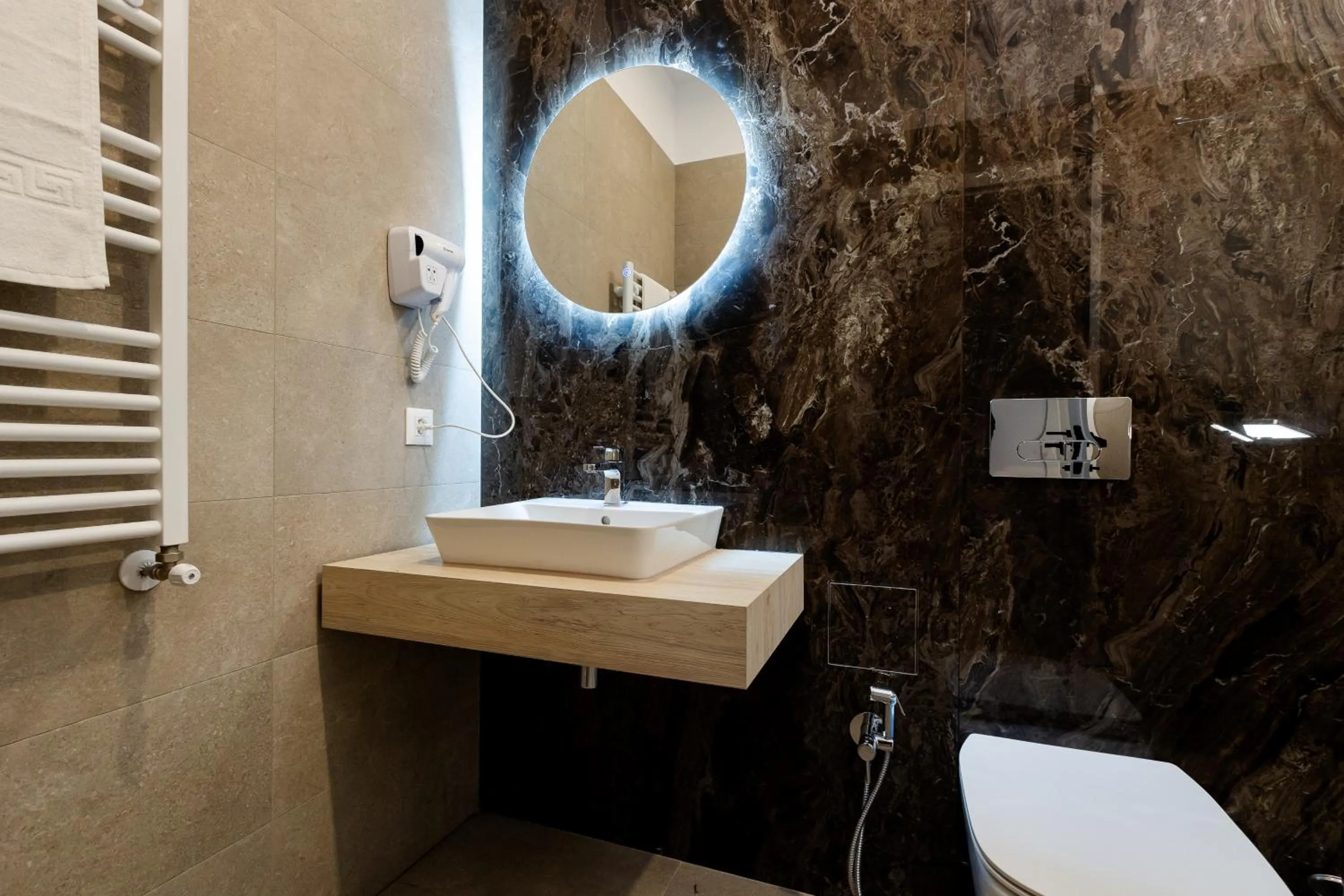 Bathroom in Central Suites