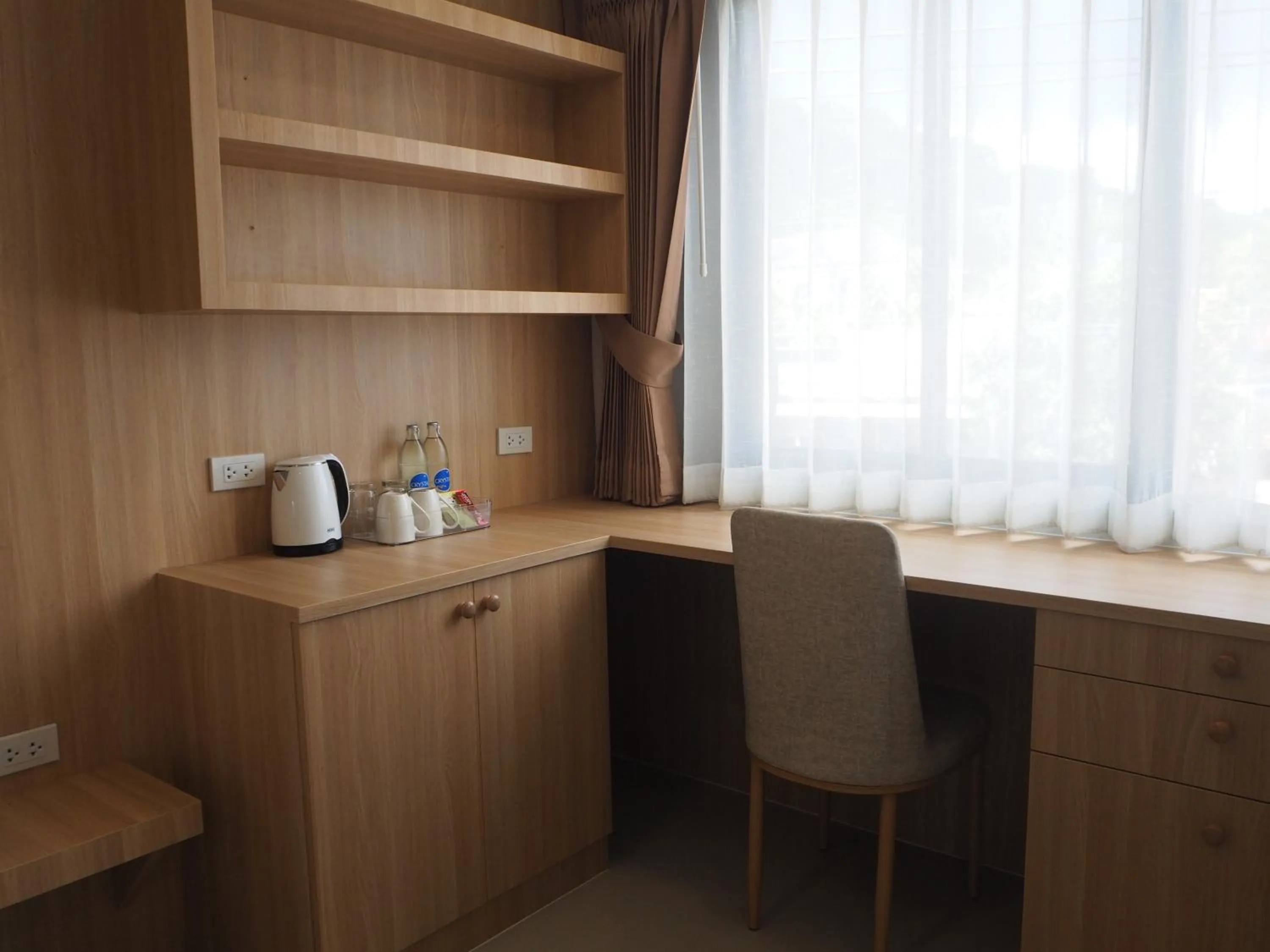 Seating area in The Village Poshtel