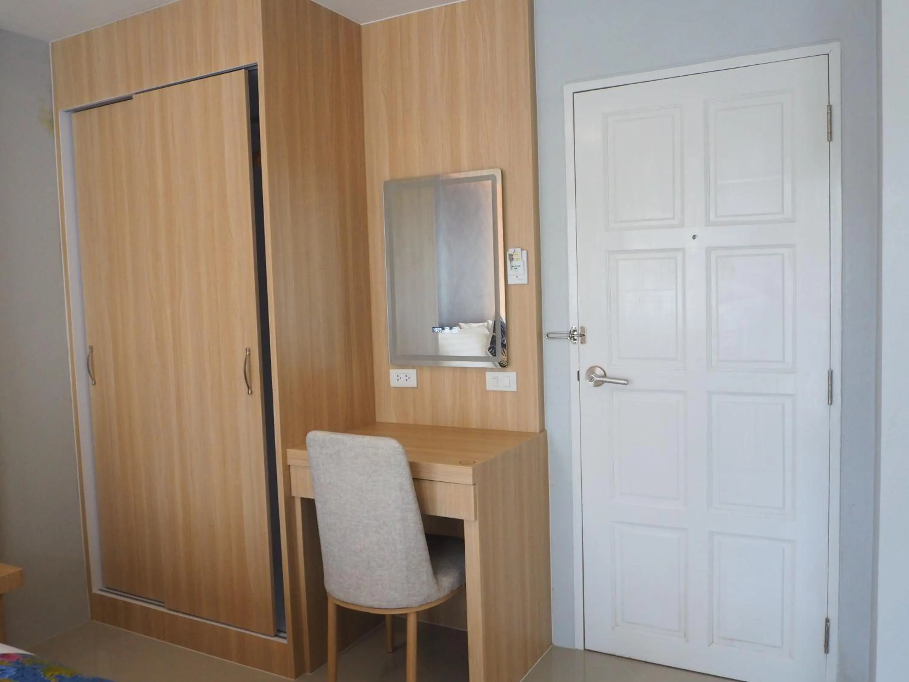 wardrobe in The Village Poshtel