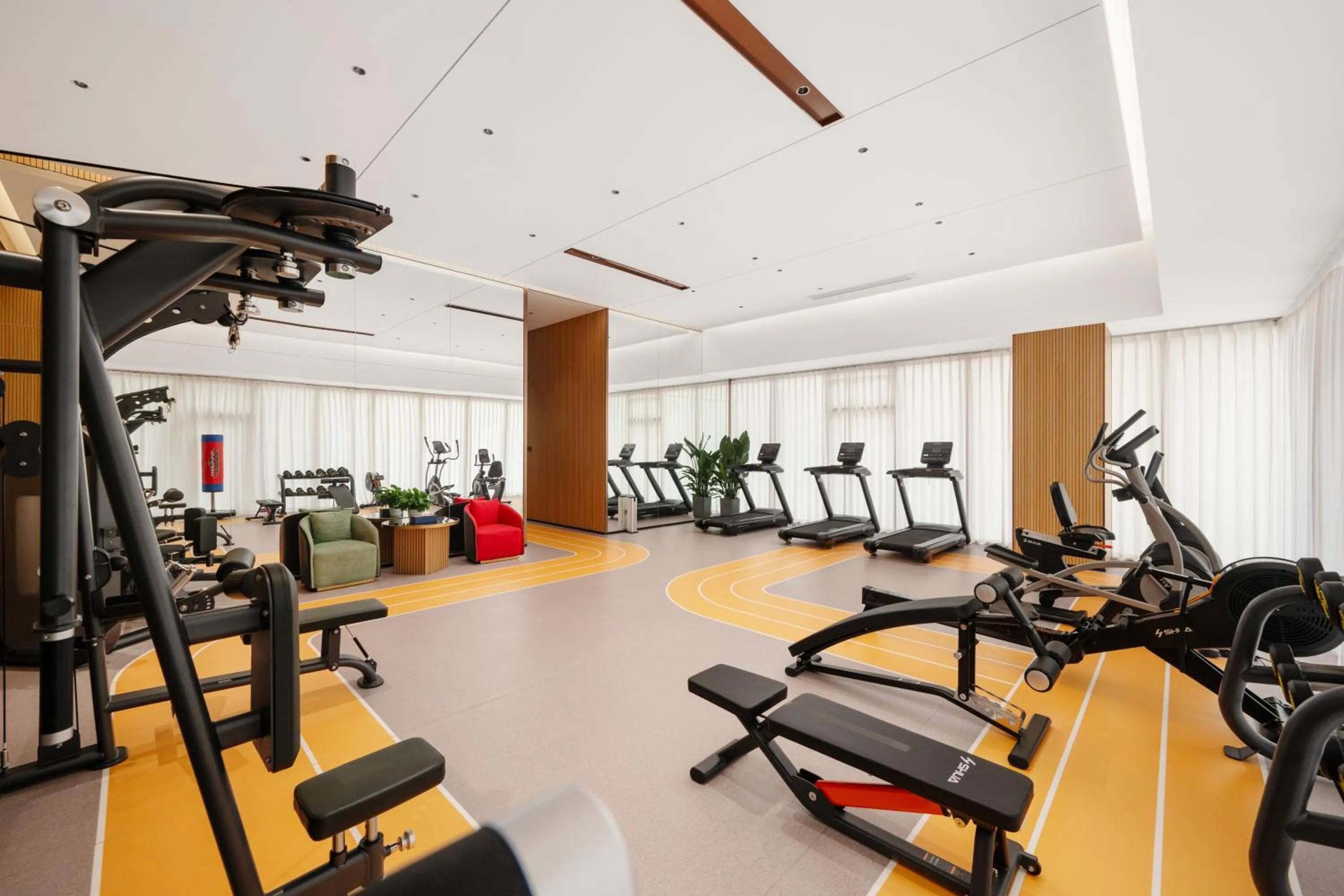 Fitness centre/facilities in Ramada by Wyndham Guangzhou Huangpu