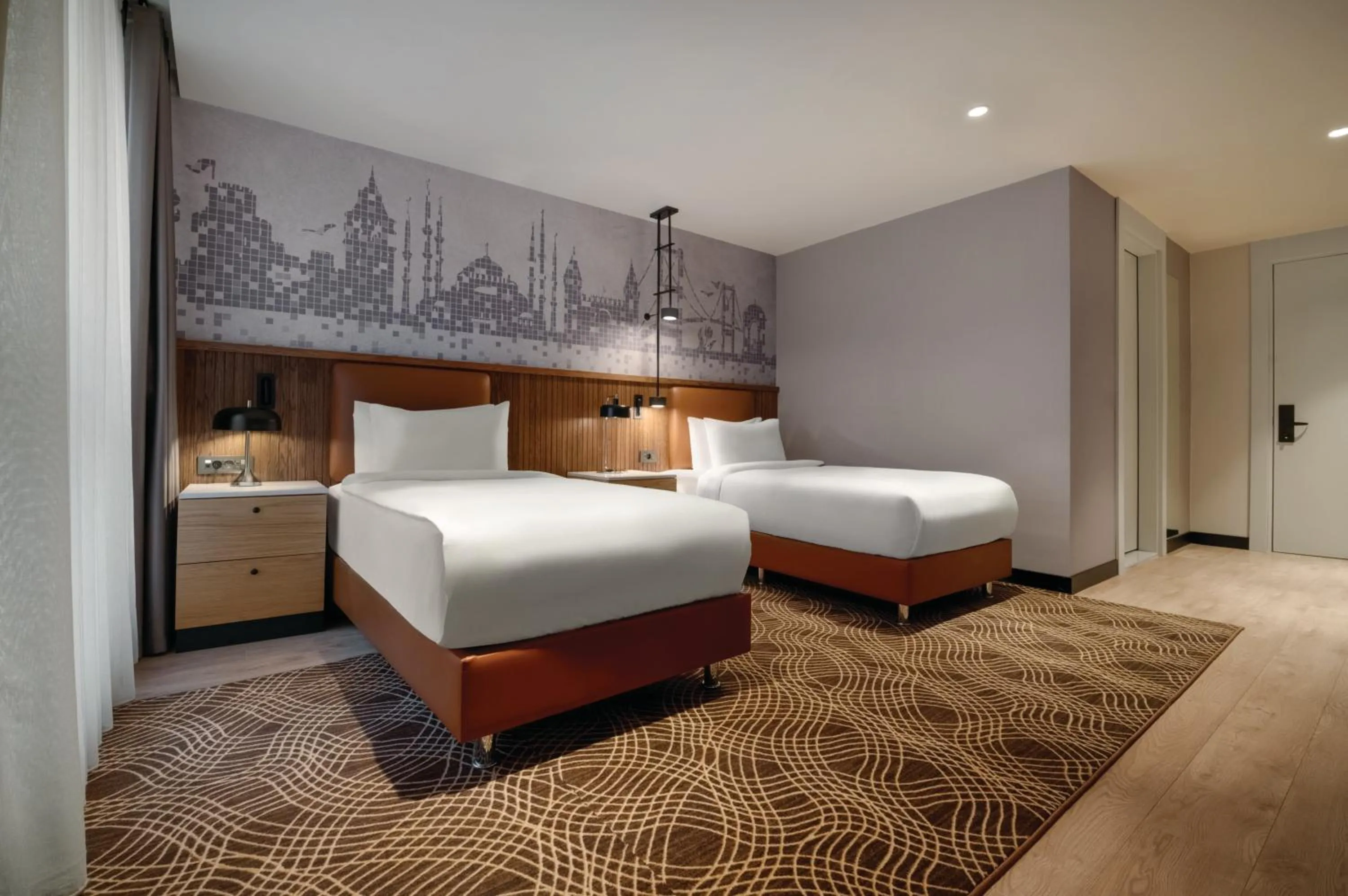 Bed in Tryp by Wyndham Istanbul Beyoglu