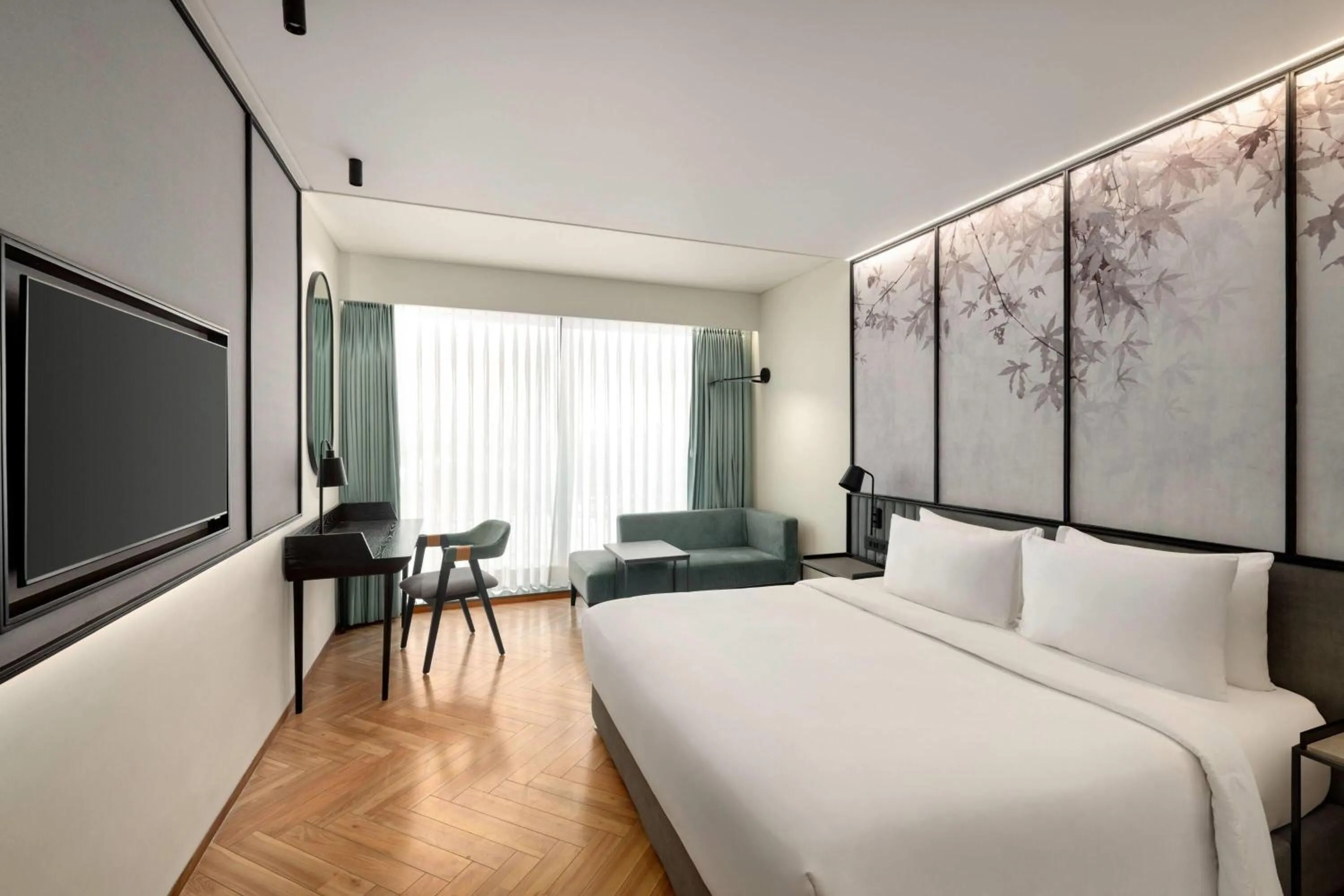 Photo of the whole room, Bed in Ramada Encore by Wyndham Ambala GT Road