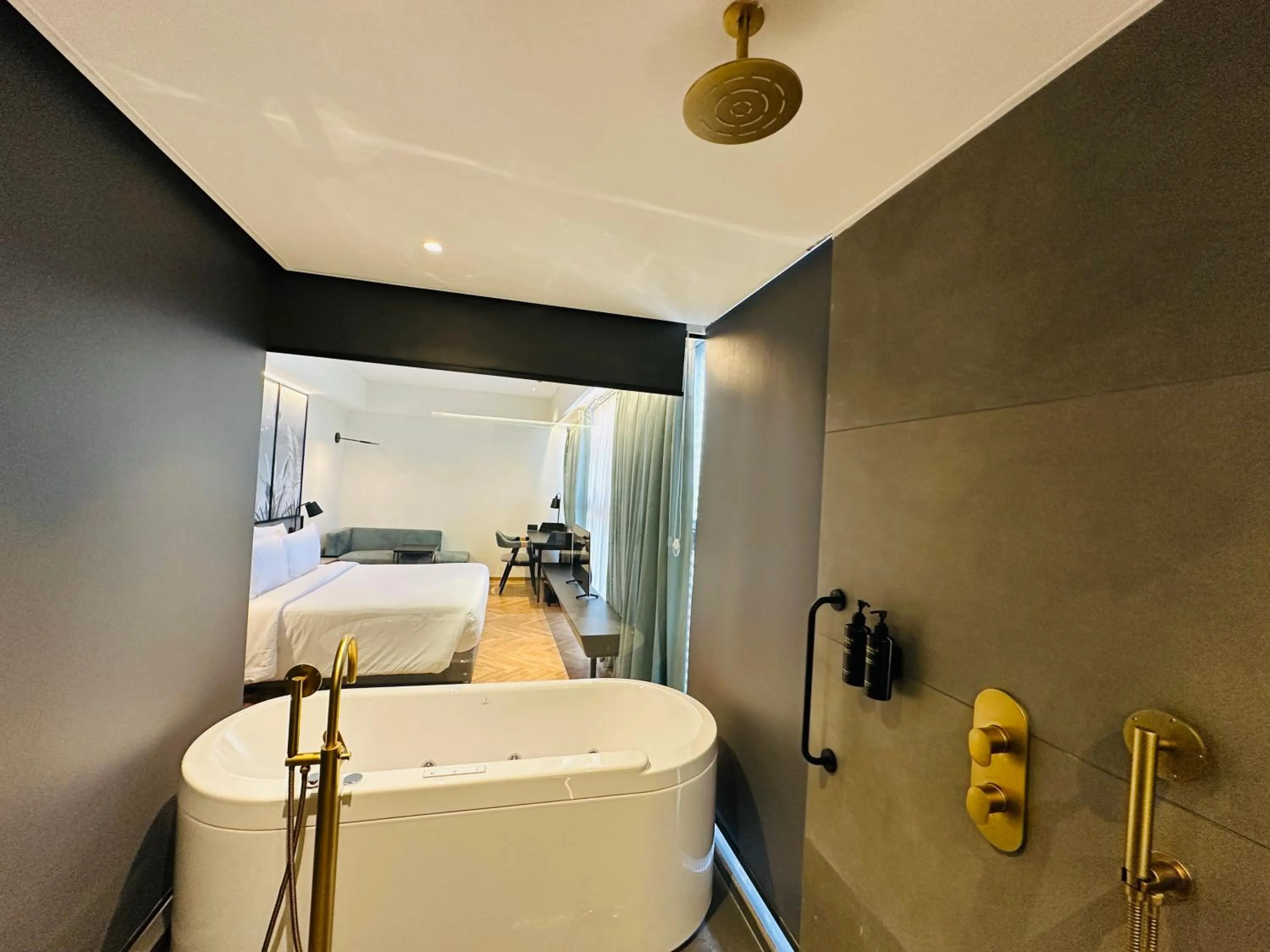 Bathroom, Bed in Ramada Encore by Wyndham Ambala GT Road