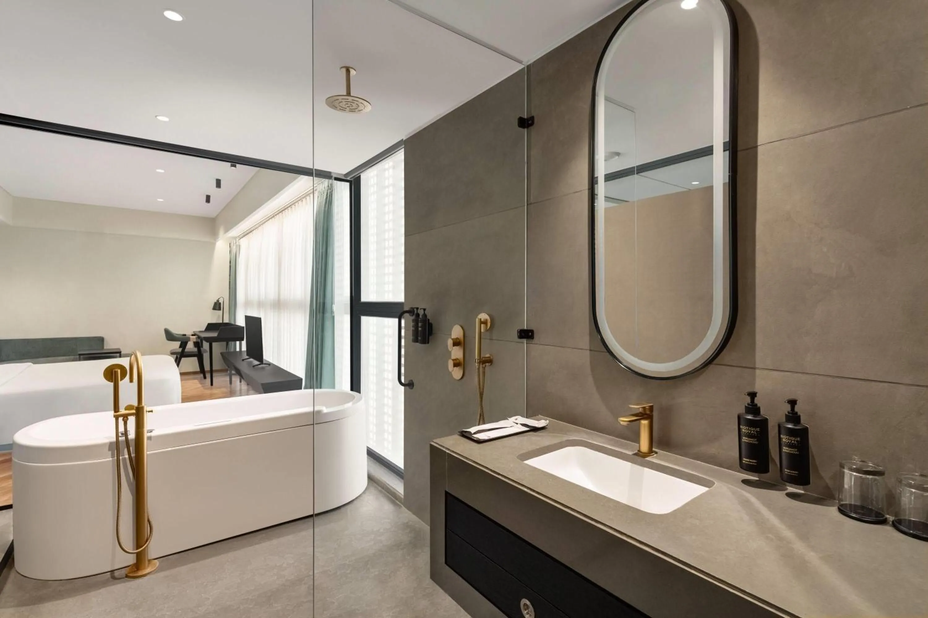 Bathroom in Ramada Encore by Wyndham Ambala GT Road