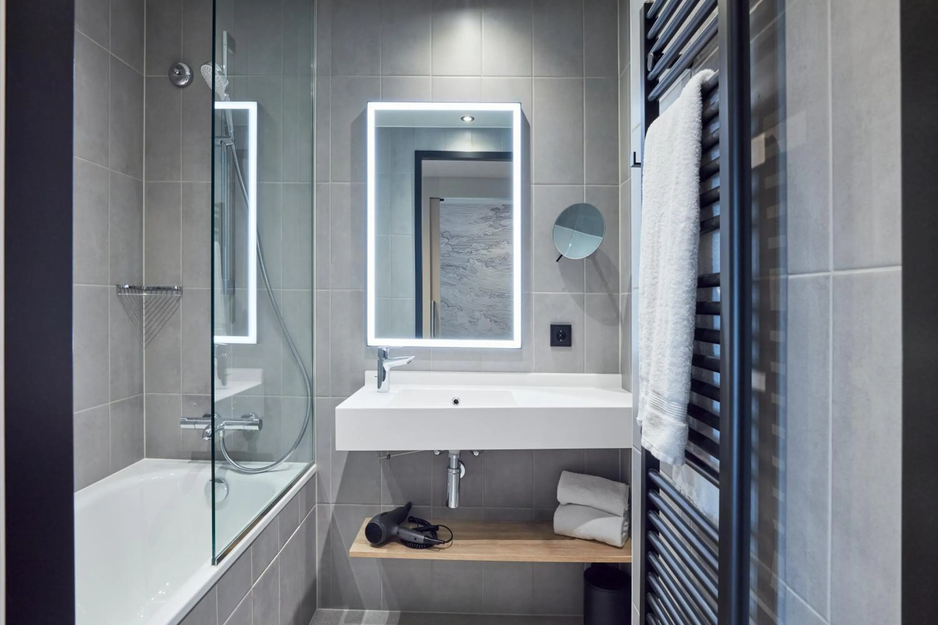 Bathroom in Aparthotel Adagio Stuttgart NeckarPark