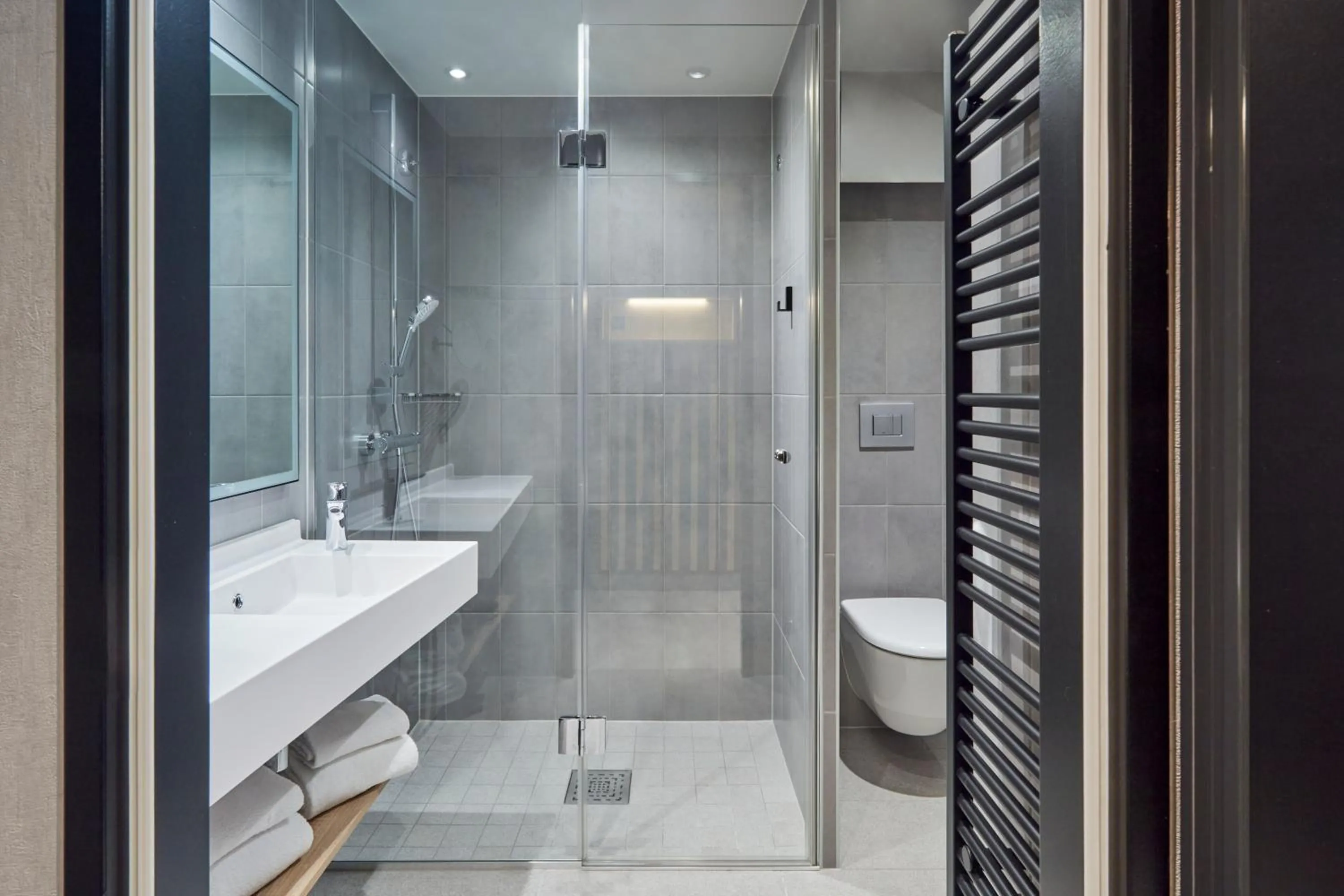 Bathroom in Aparthotel Adagio Stuttgart NeckarPark