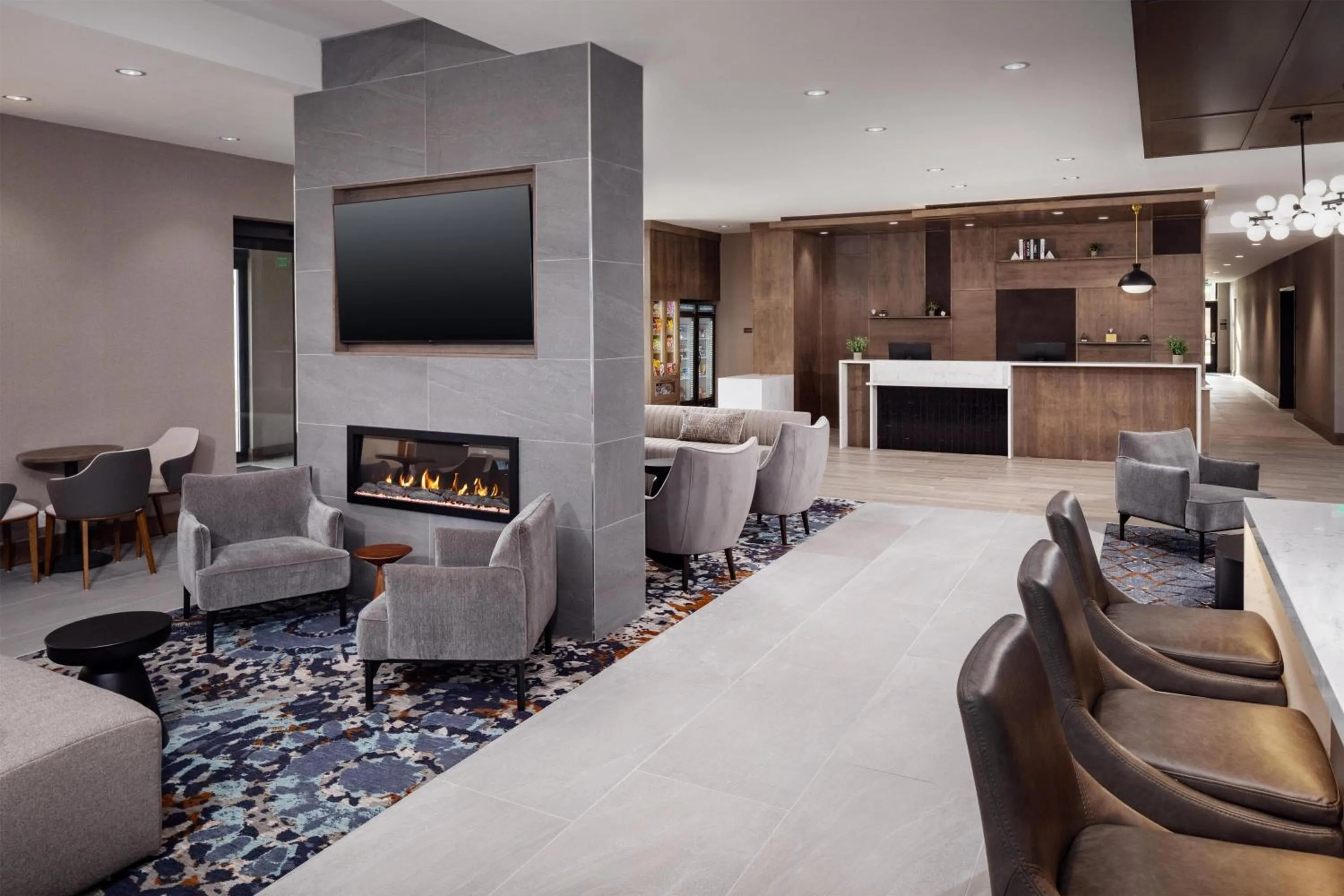 Lobby or reception in Hyatt House Royal Oak / Birmingham