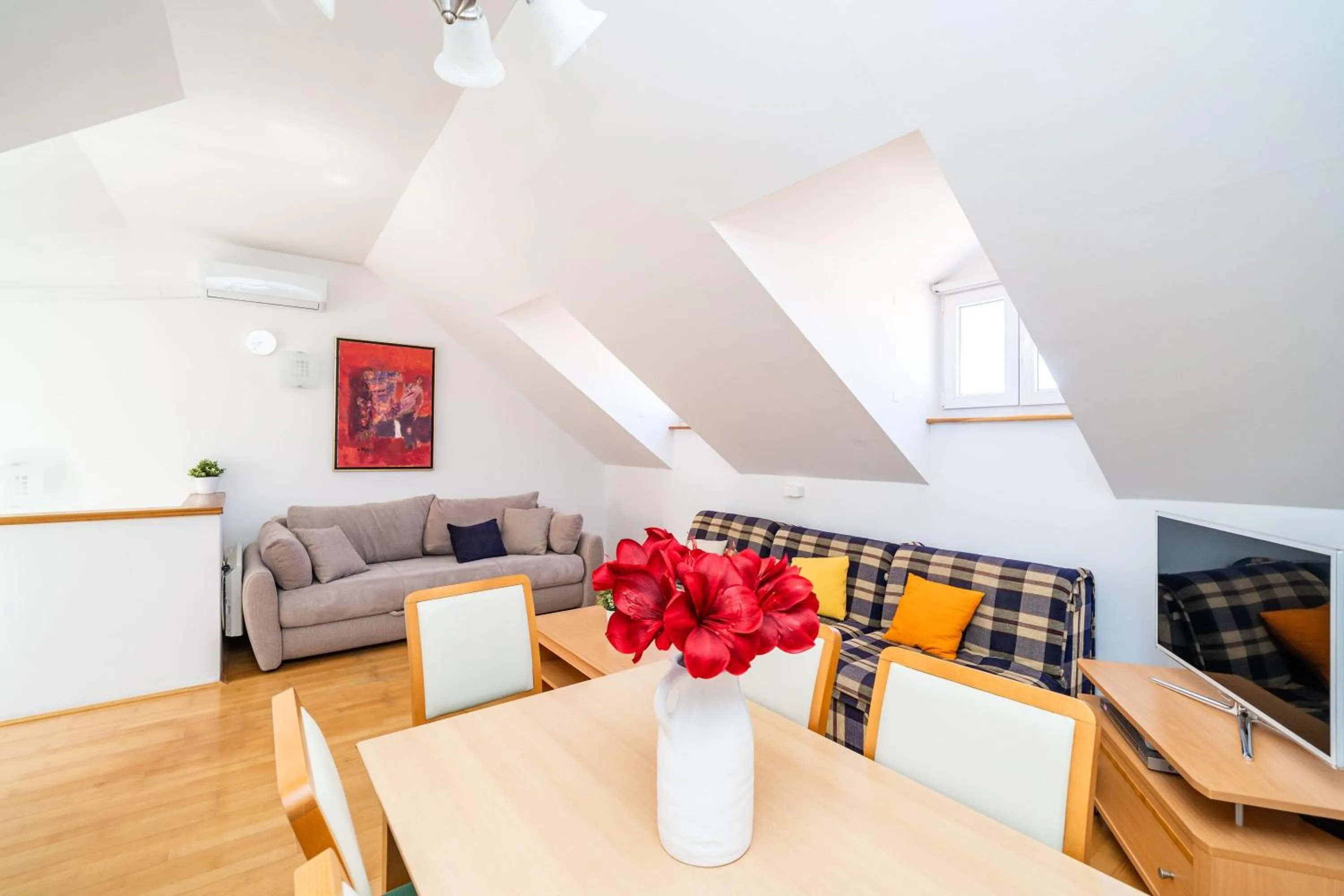 Living room in Foteza Apartments