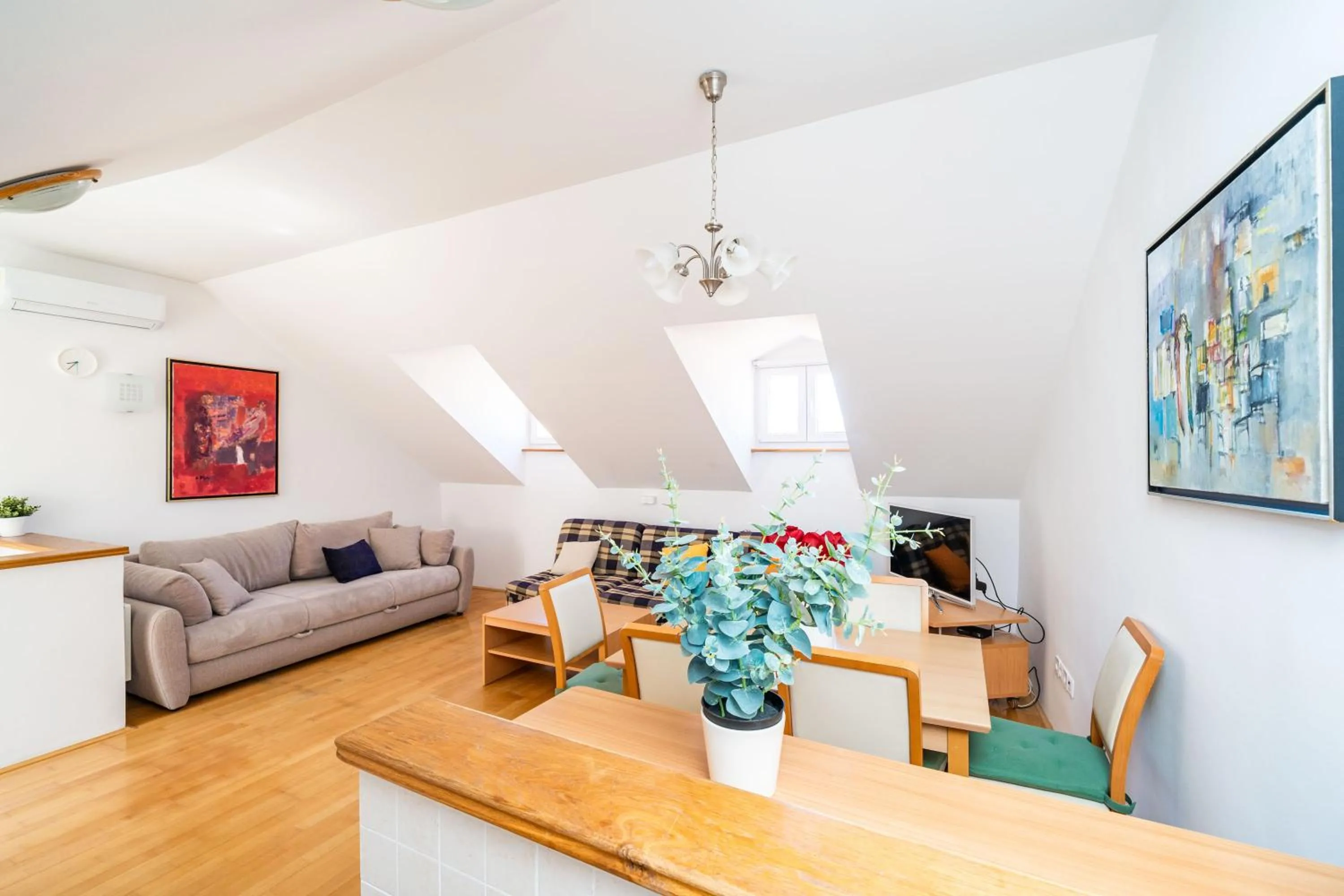 Living room in Foteza Apartments