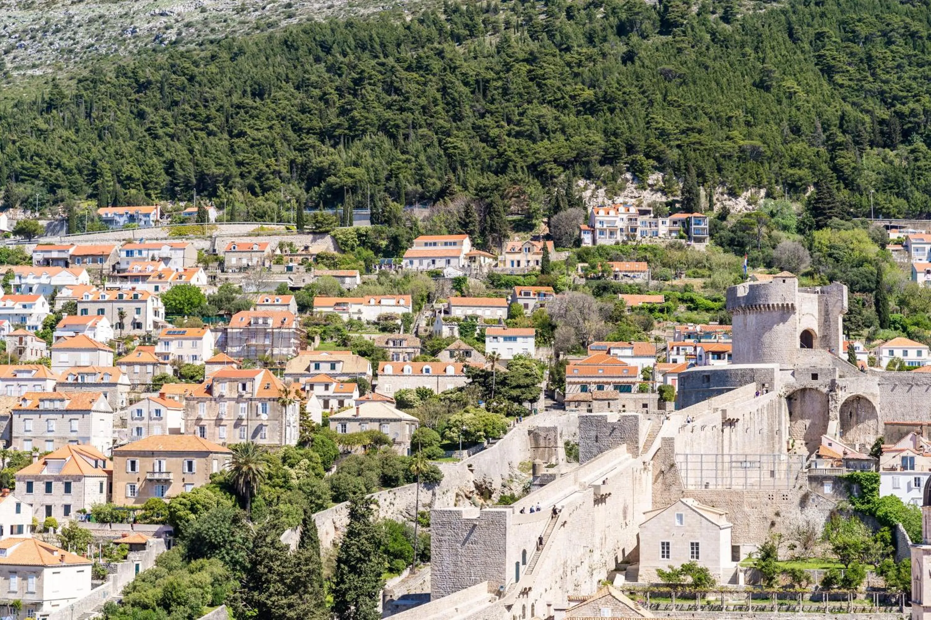 Bird's eye view in Foteza Apartments