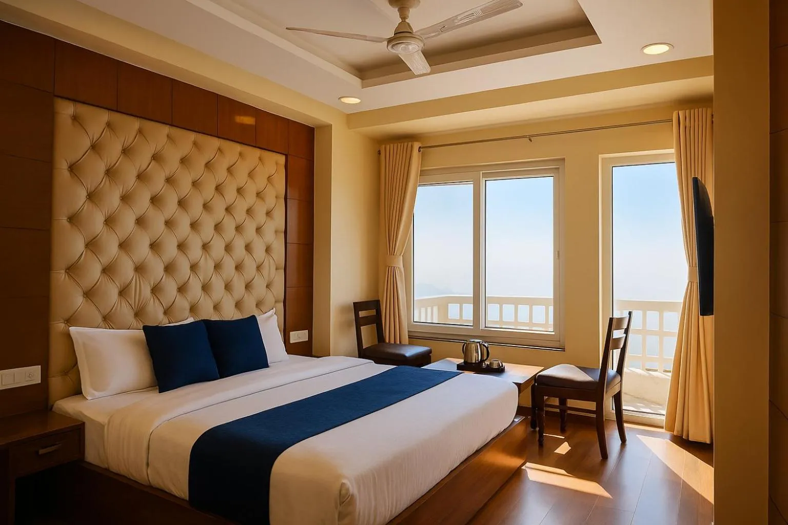 Bed in Hotel Samrat - On Mall Road