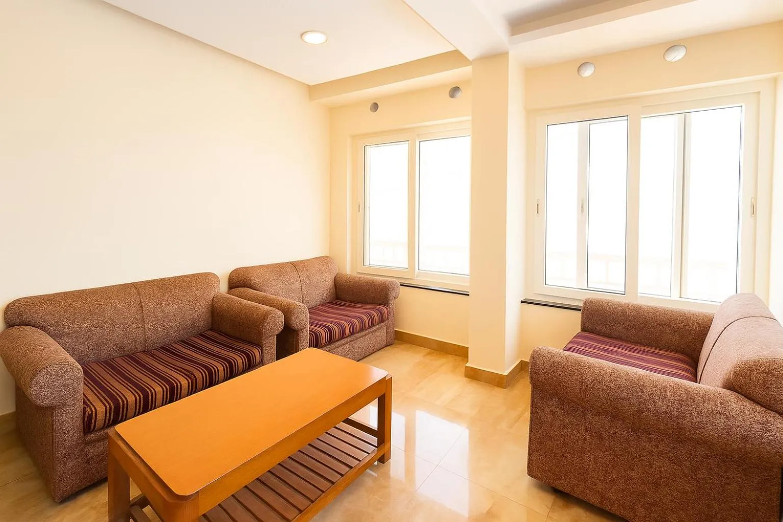 Seating area in Hotel Samrat - On Mall Road