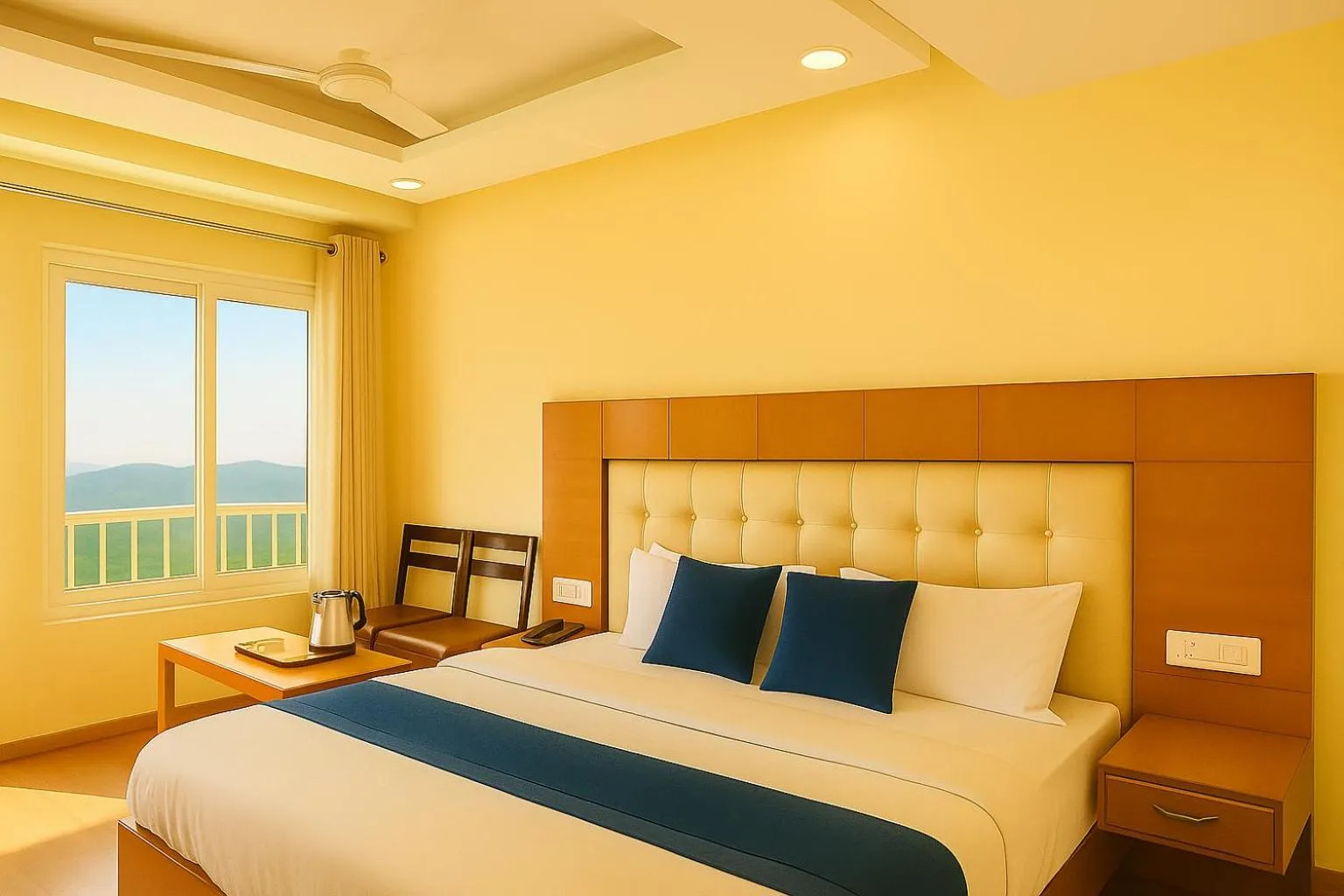 Bed in Hotel Samrat - On Mall Road