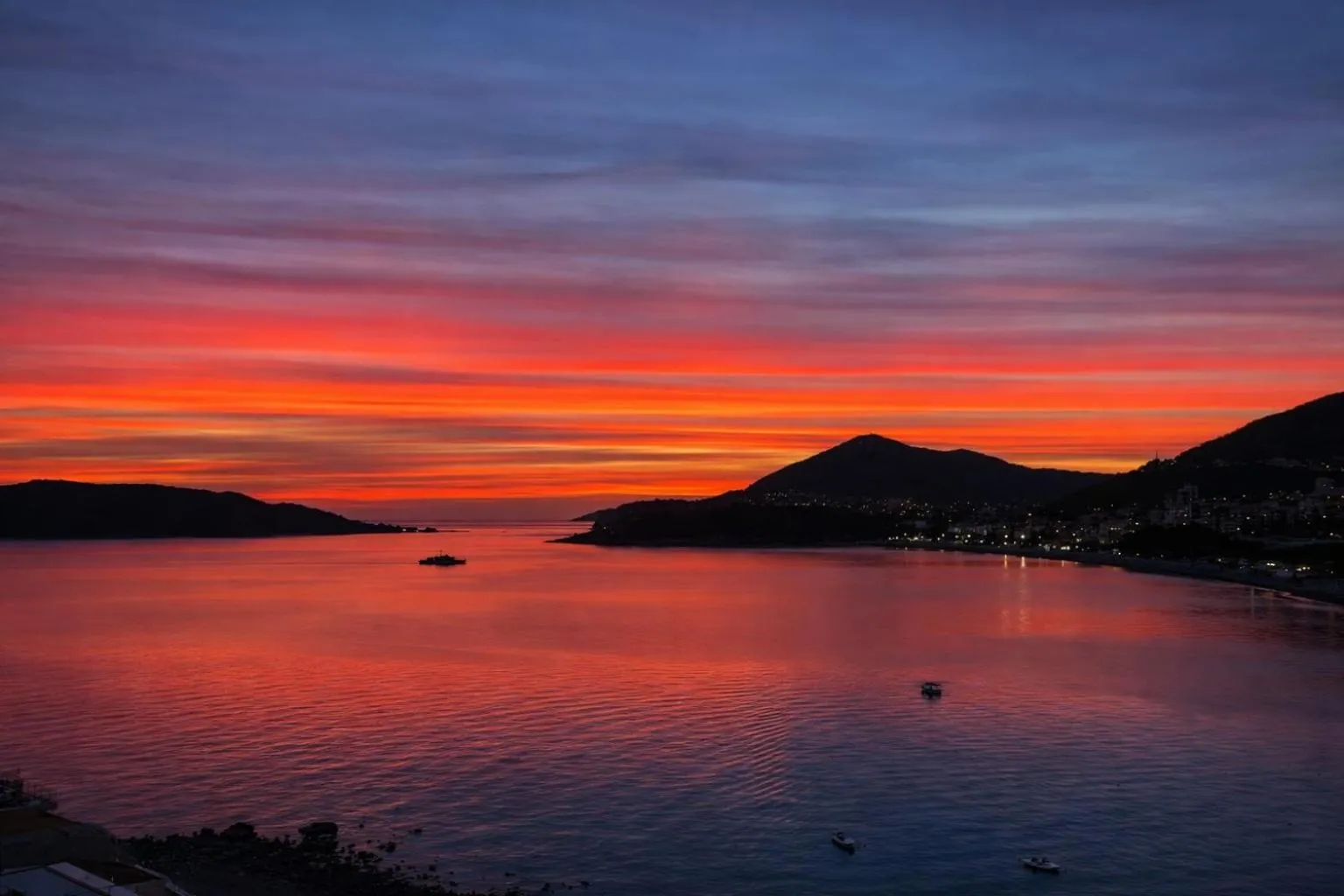 Sunset in Hotel Ponta Nova