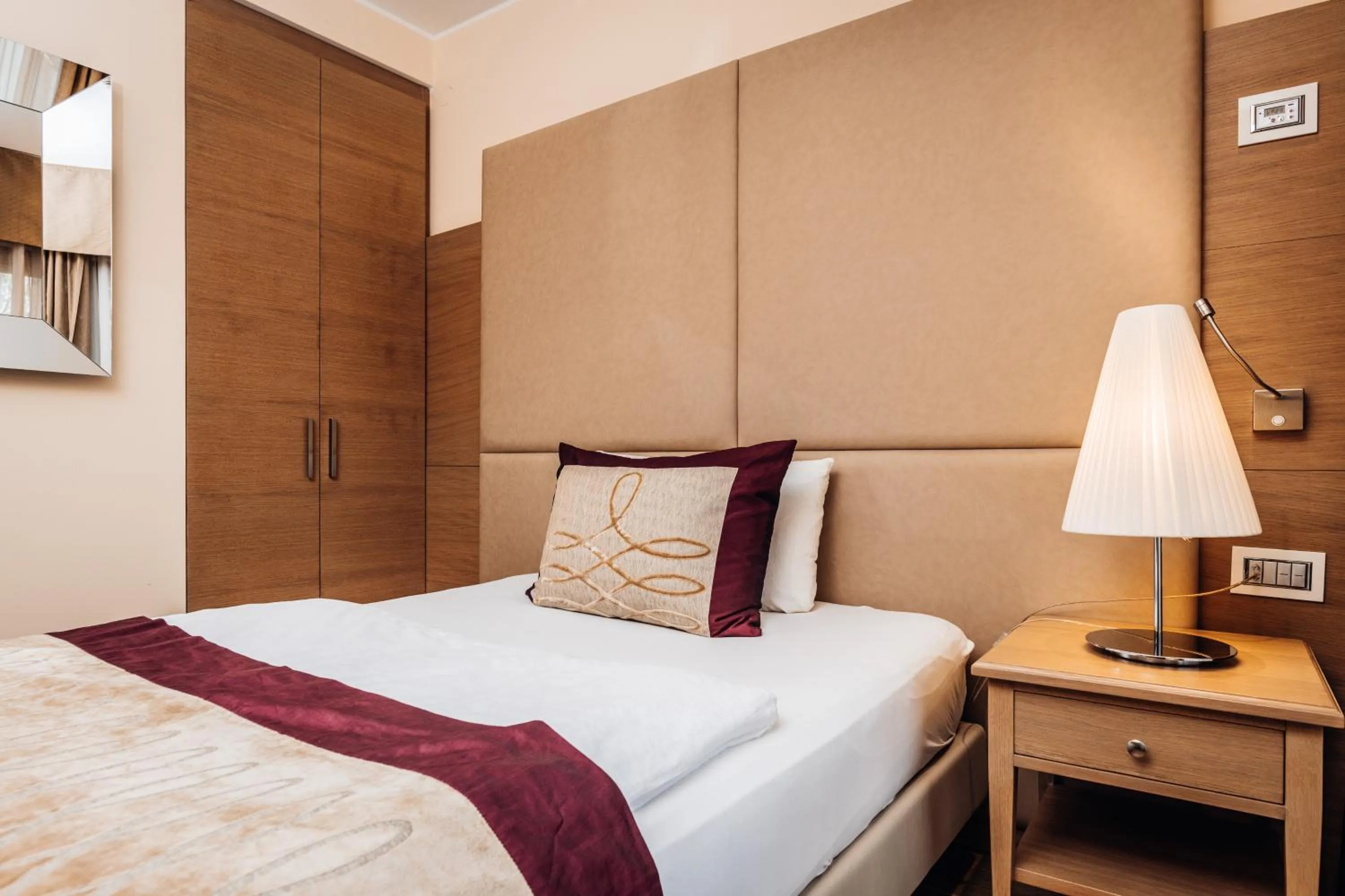 Bed in Hotel Villa Madruzzo