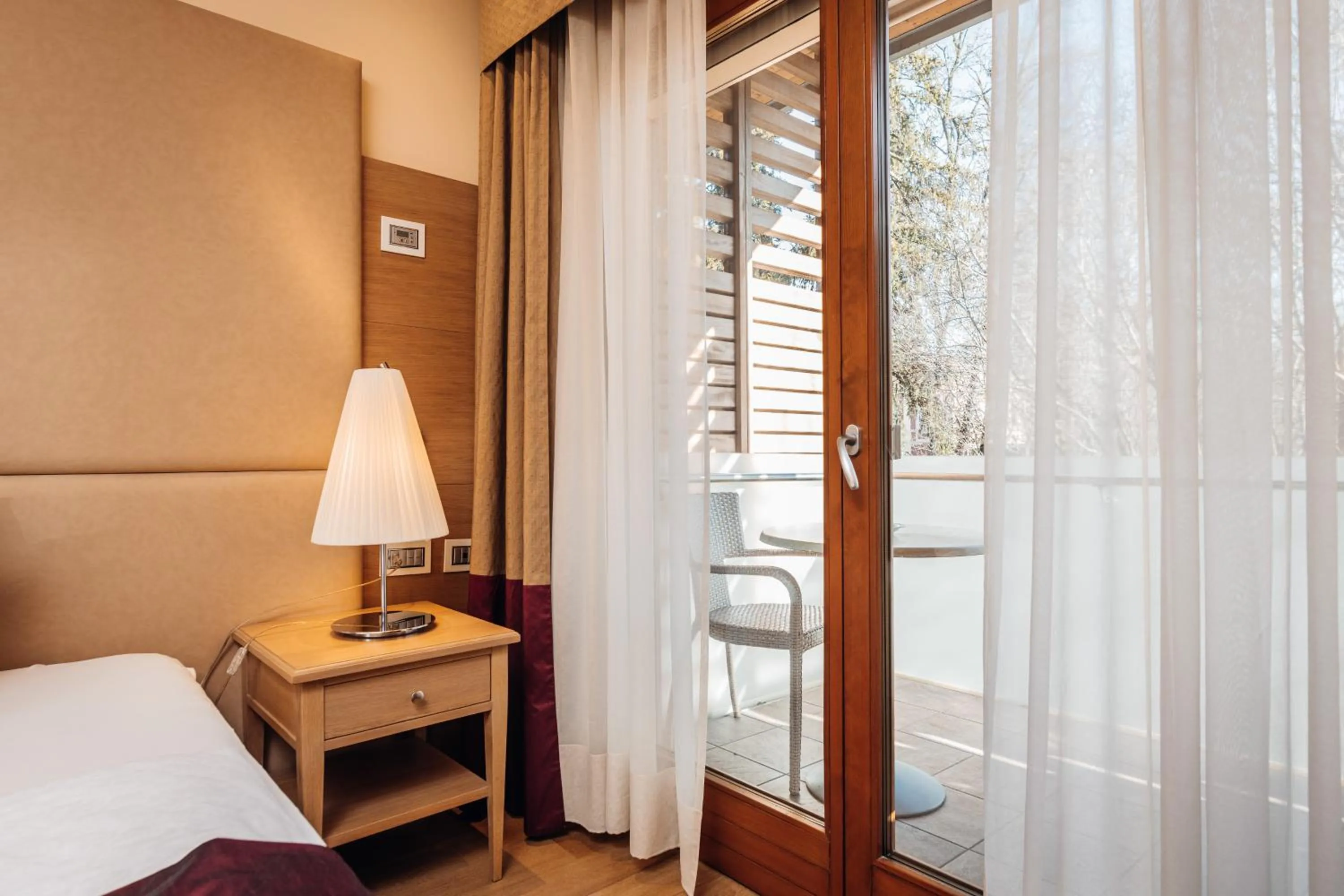 Bed in Hotel Villa Madruzzo