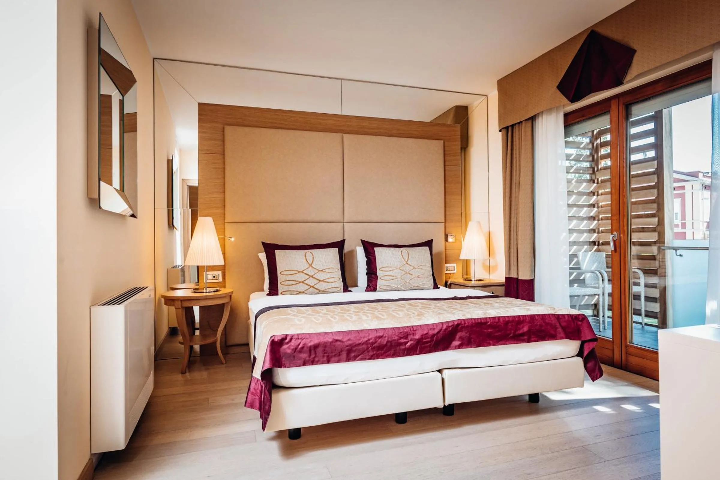 Bedroom, Bed in Hotel Villa Madruzzo