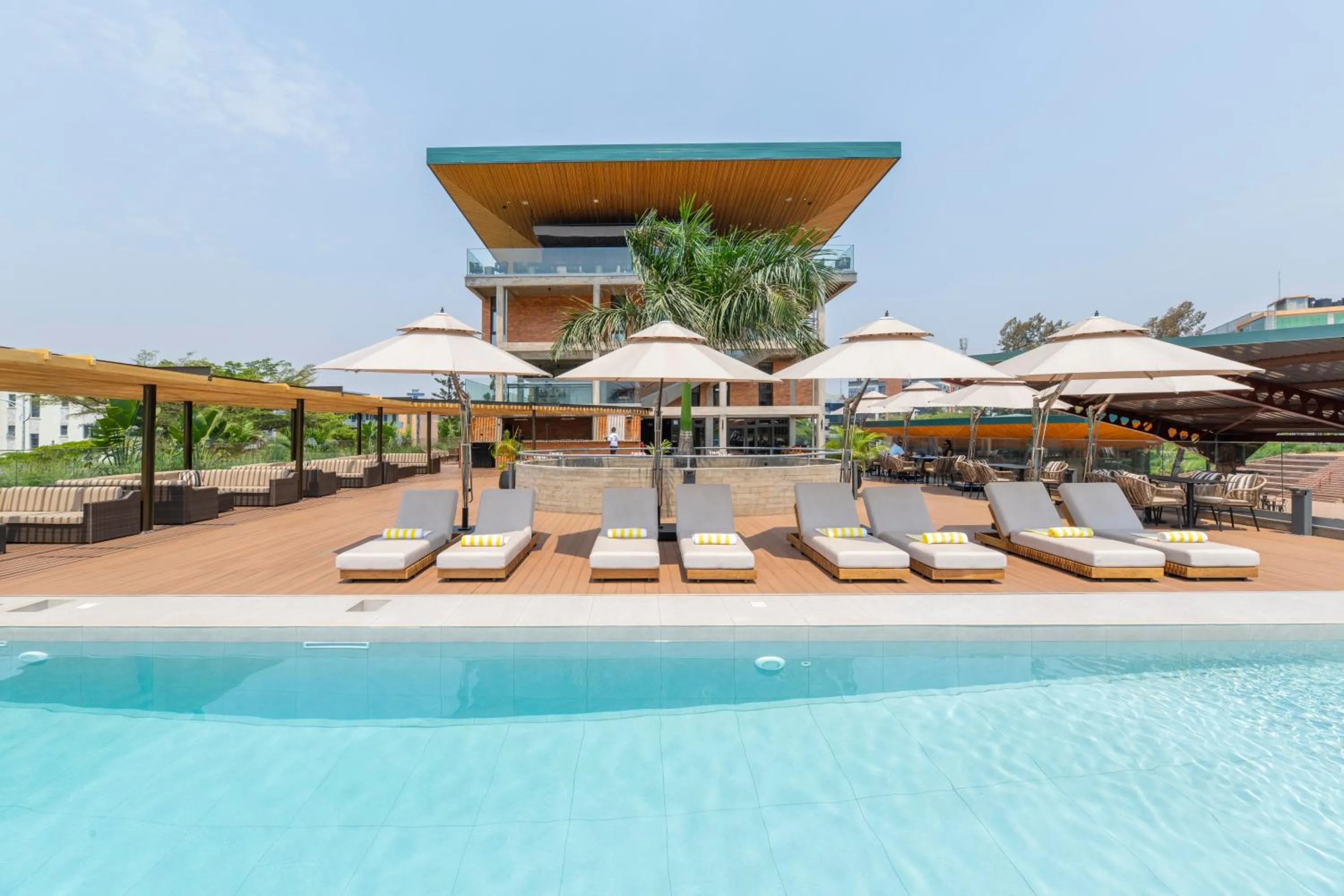 Swimming pool in Zaria Court Kigali, Tapestry Collection by Hilton