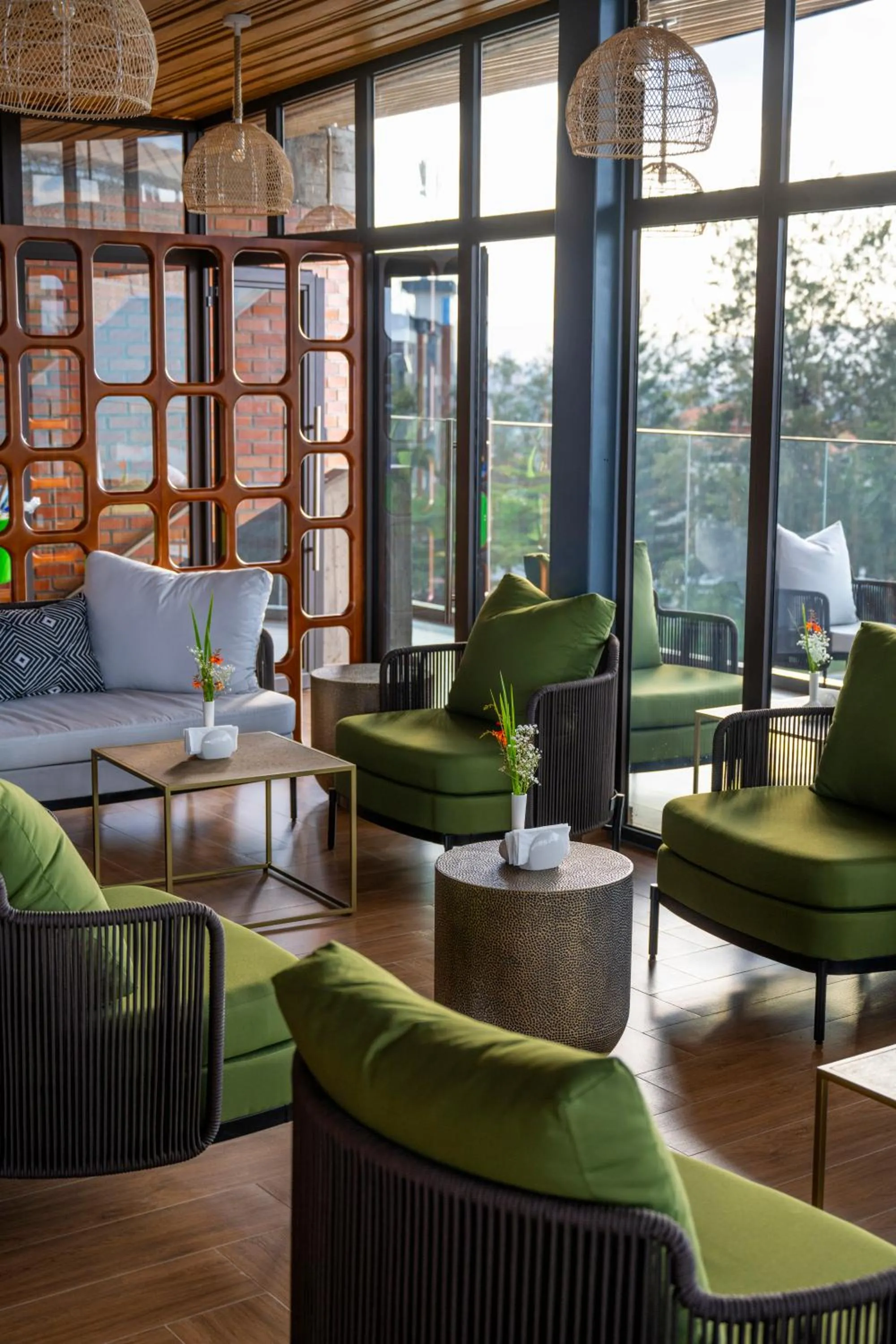 Lounge or bar in Zaria Court Kigali, Tapestry Collection by Hilton