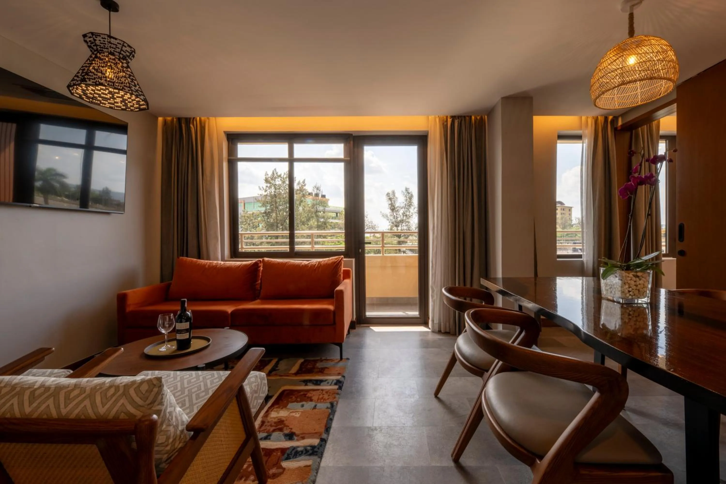 TV and multimedia in Zaria Court Kigali, Tapestry Collection by Hilton