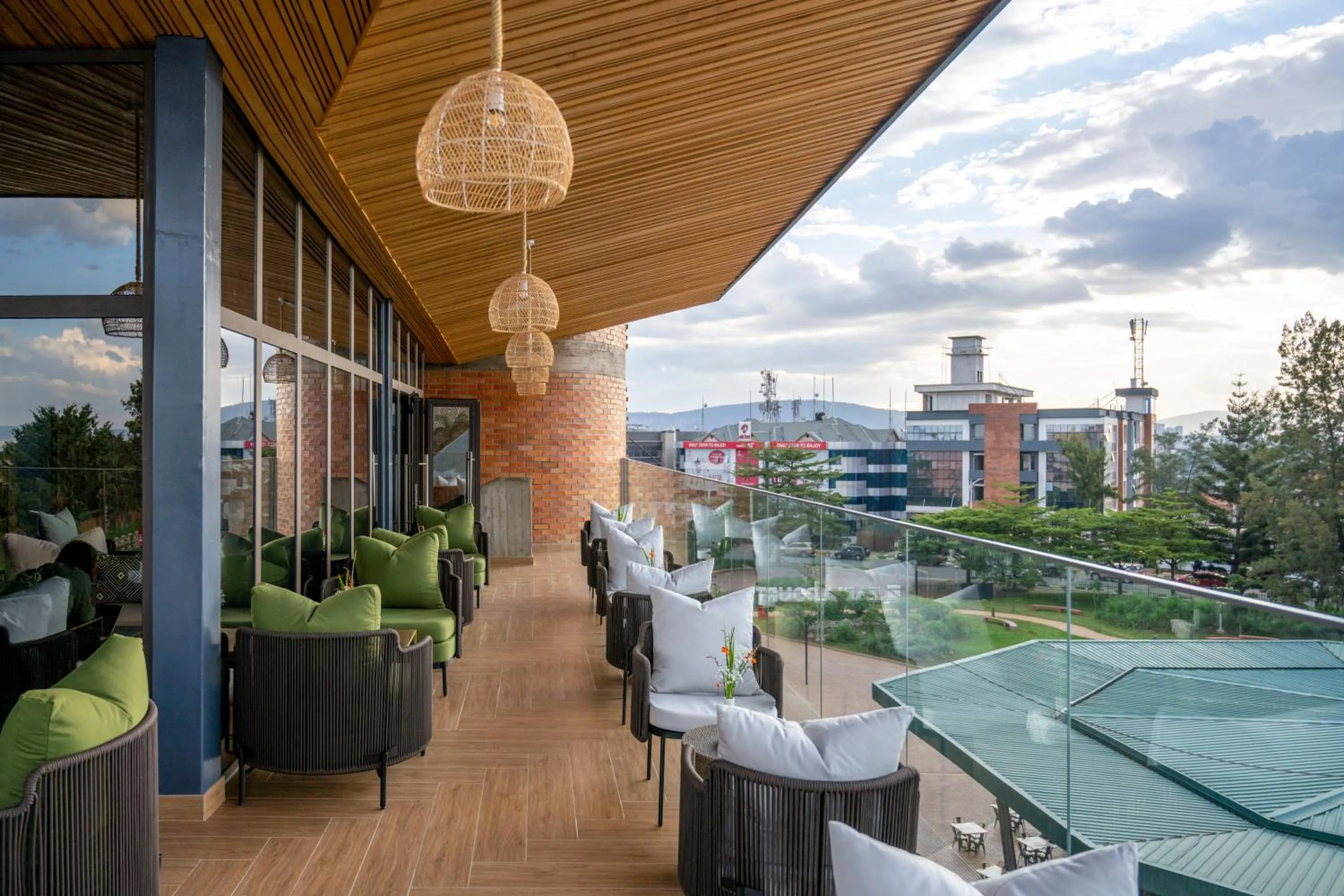 Patio in Zaria Court Kigali, Tapestry Collection by Hilton