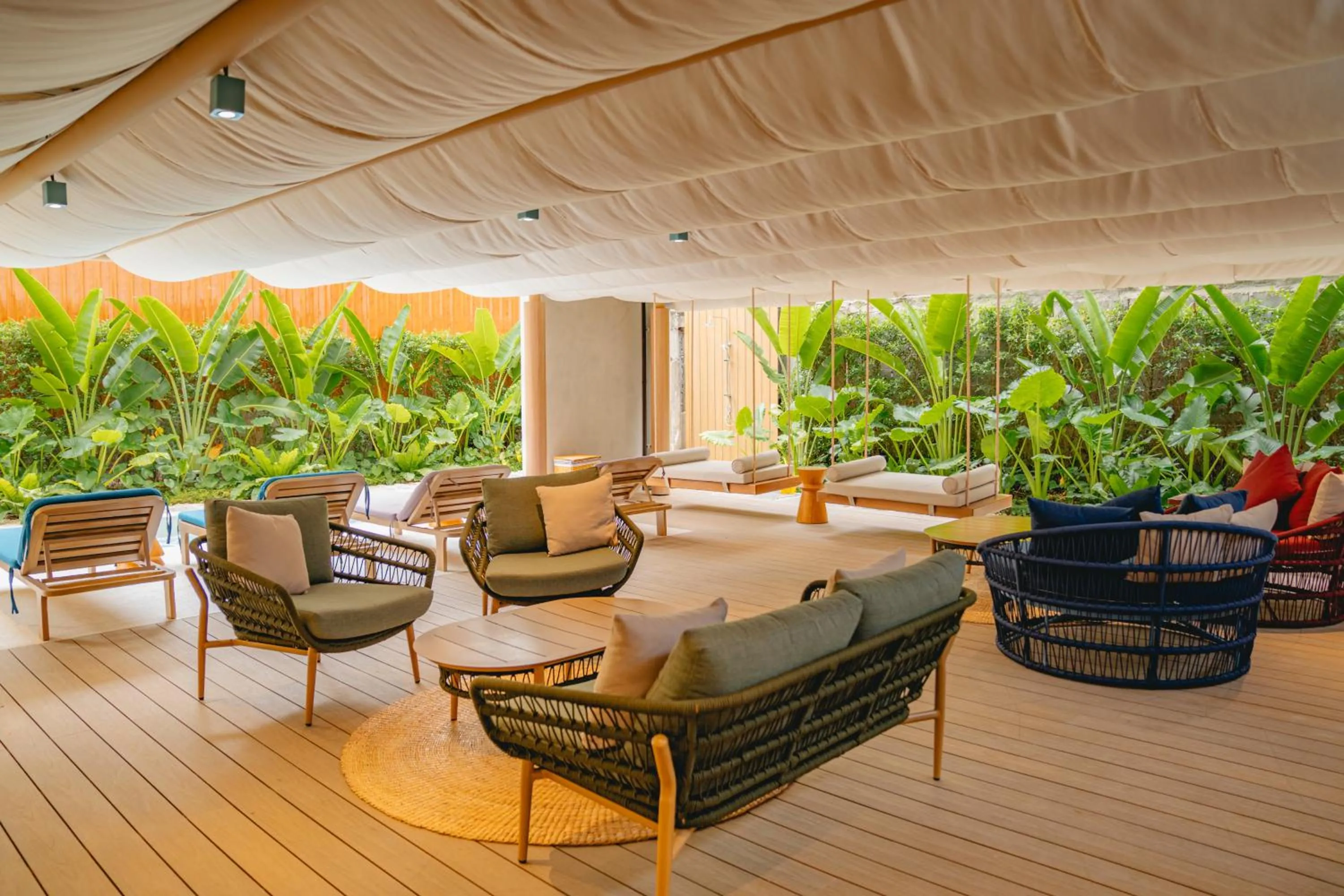 Seating area in VELA be Bangkok Siam