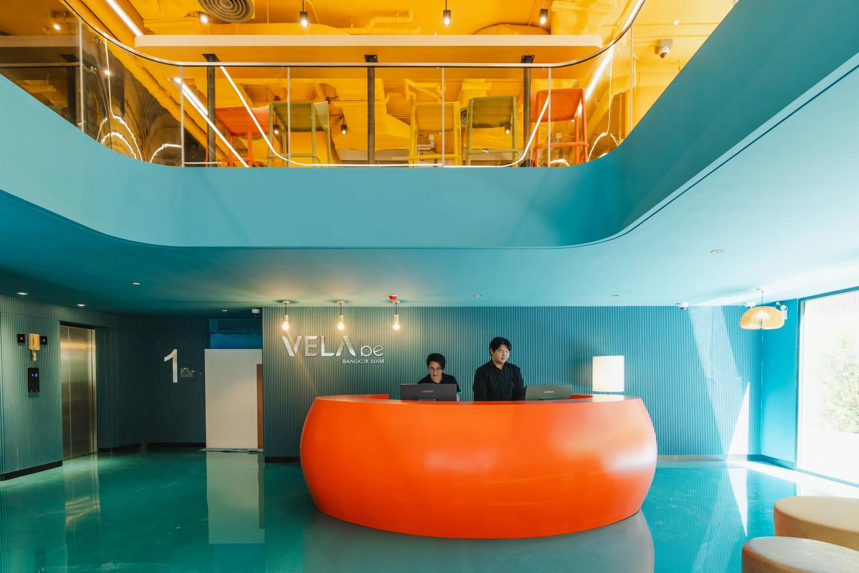 Lobby or reception in VELA be Bangkok Siam