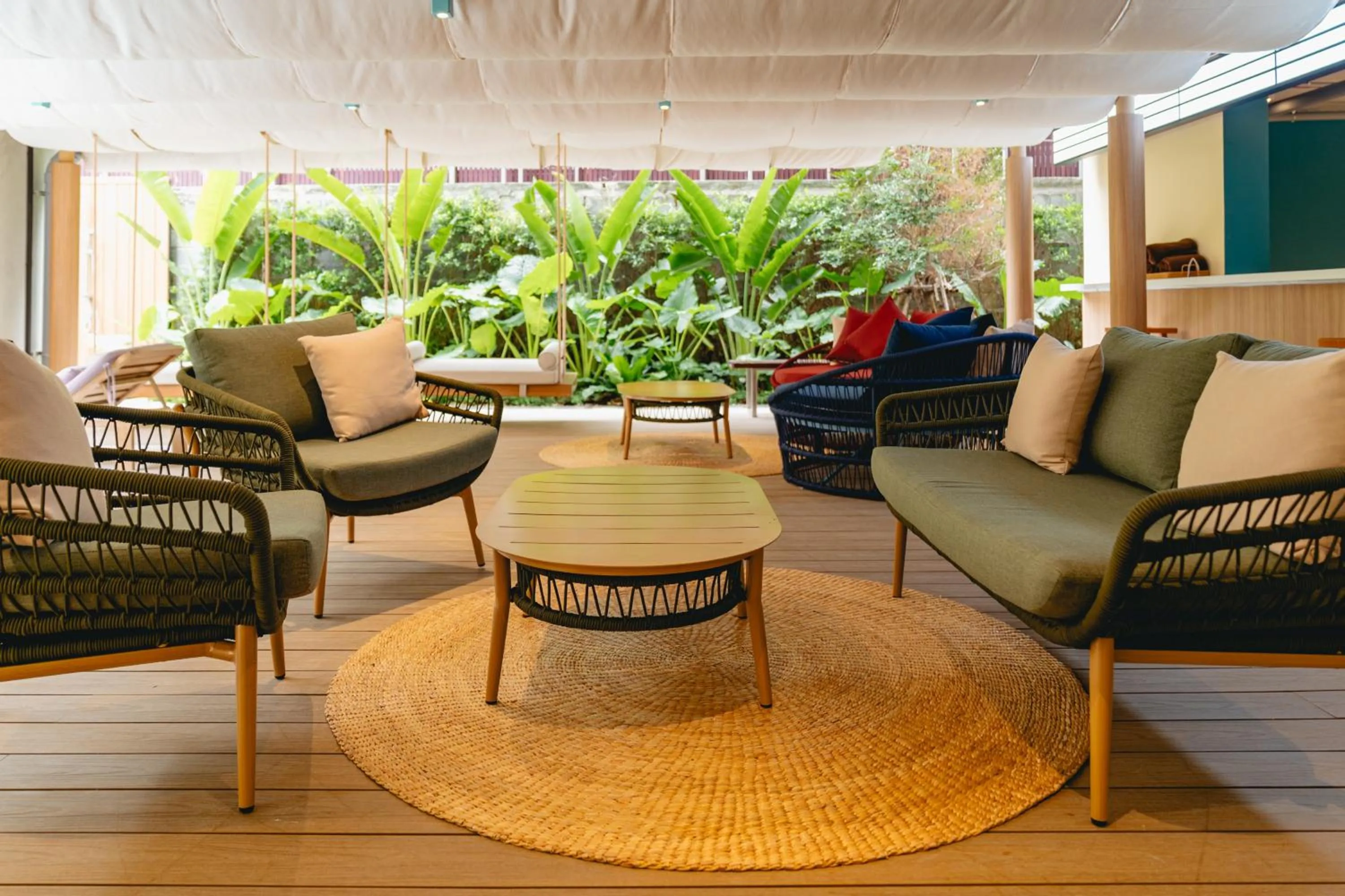 Seating area in VELA be Bangkok Siam