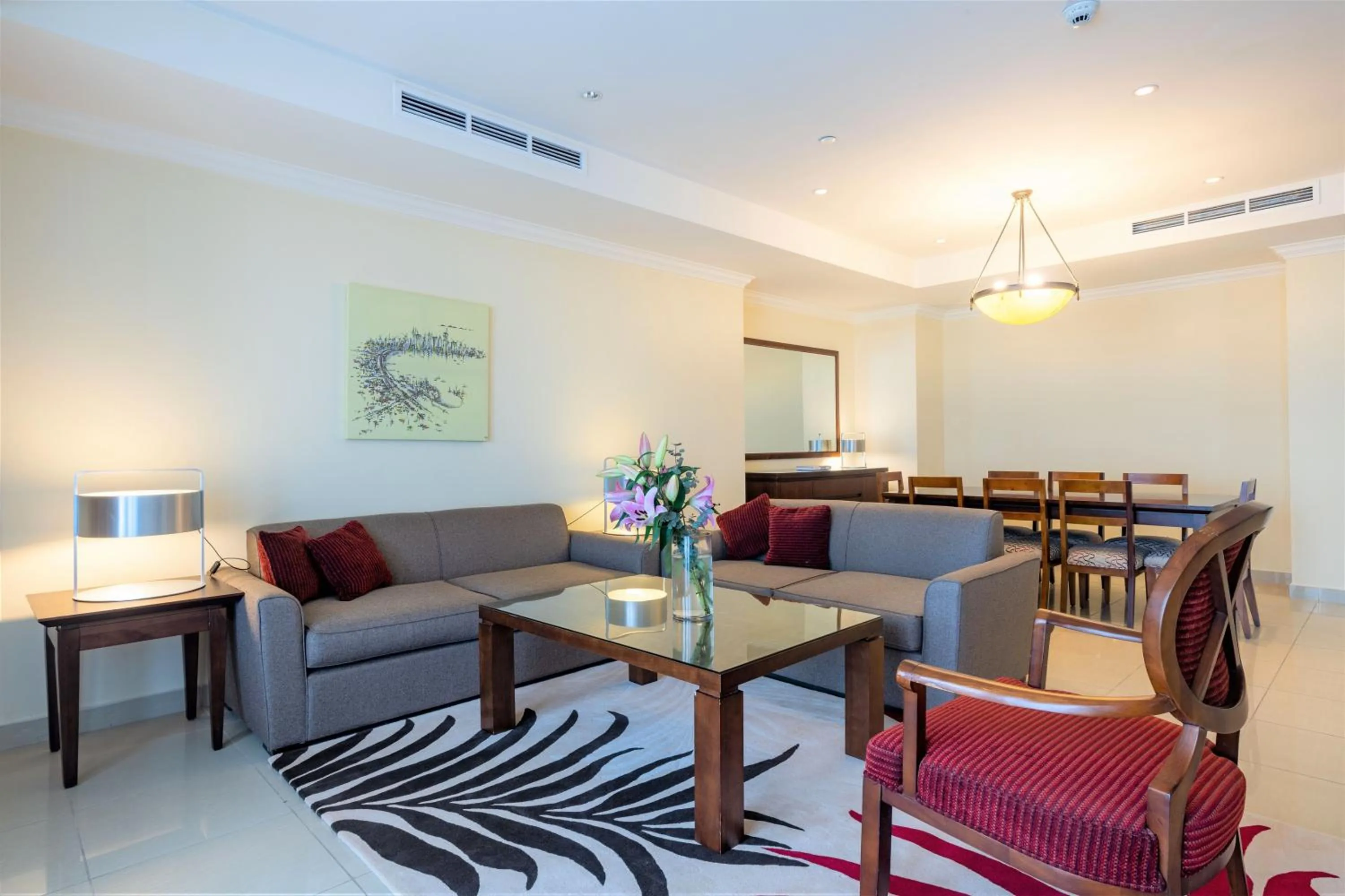 Living room in Sedra Arjaan by Rotana