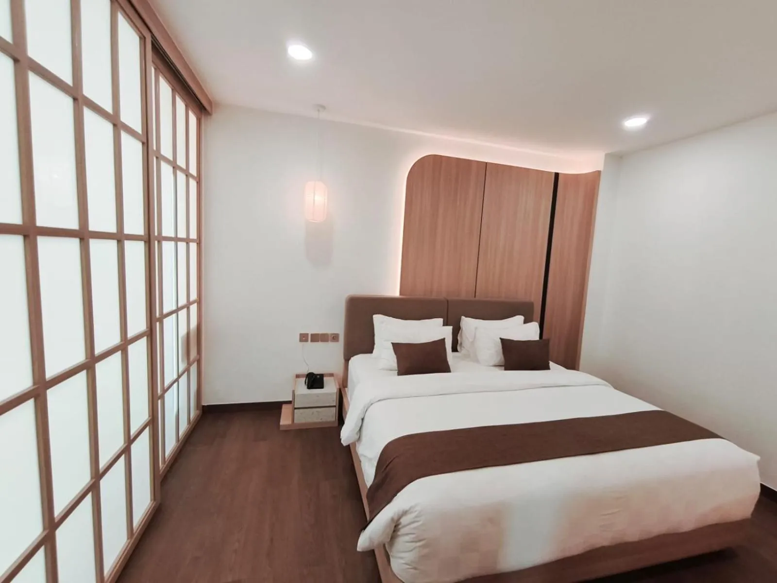 Bed in Fahira Hotel Syariah Padang