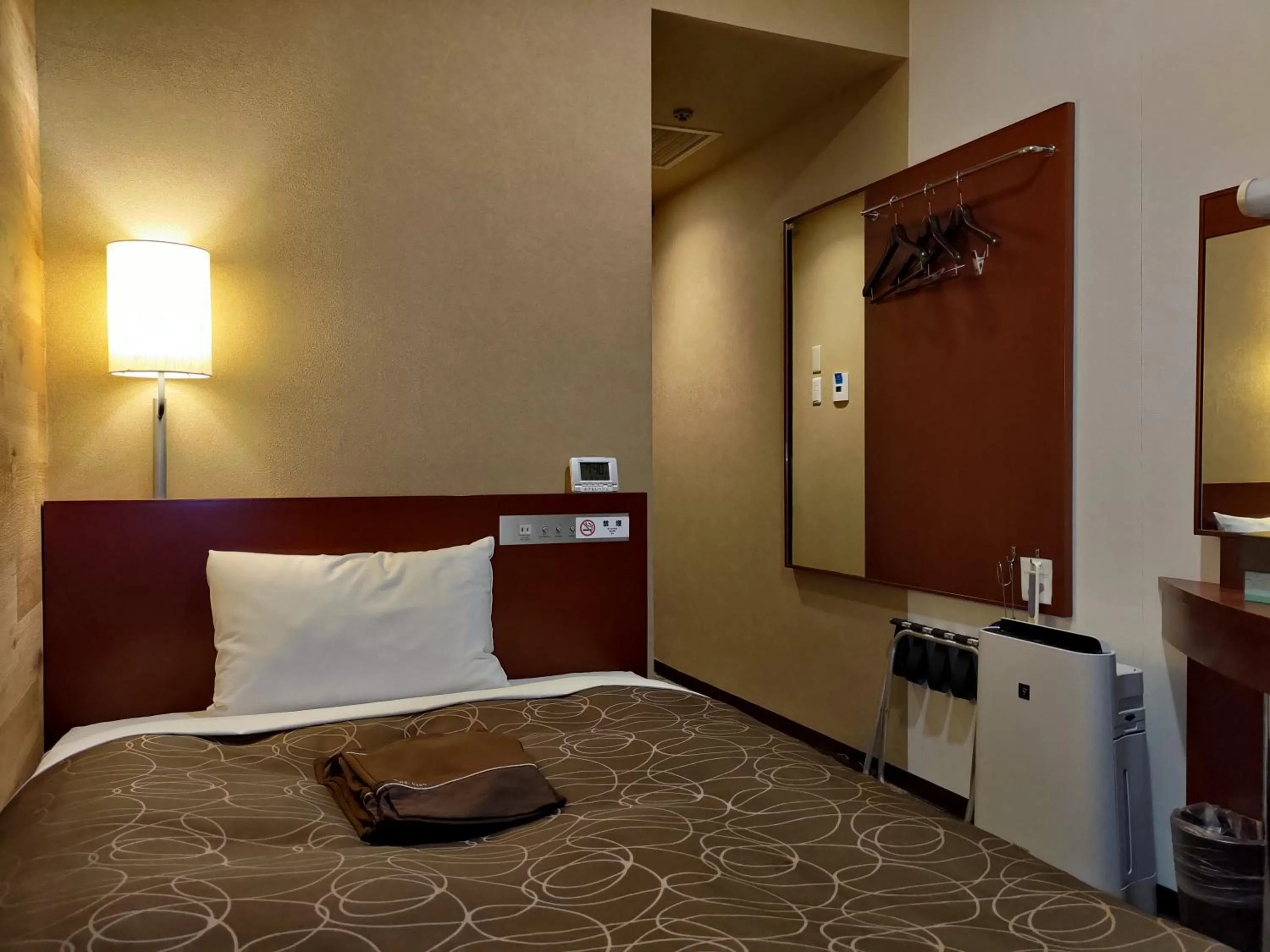 Bed in Hotel Resh Tottori Ekimae