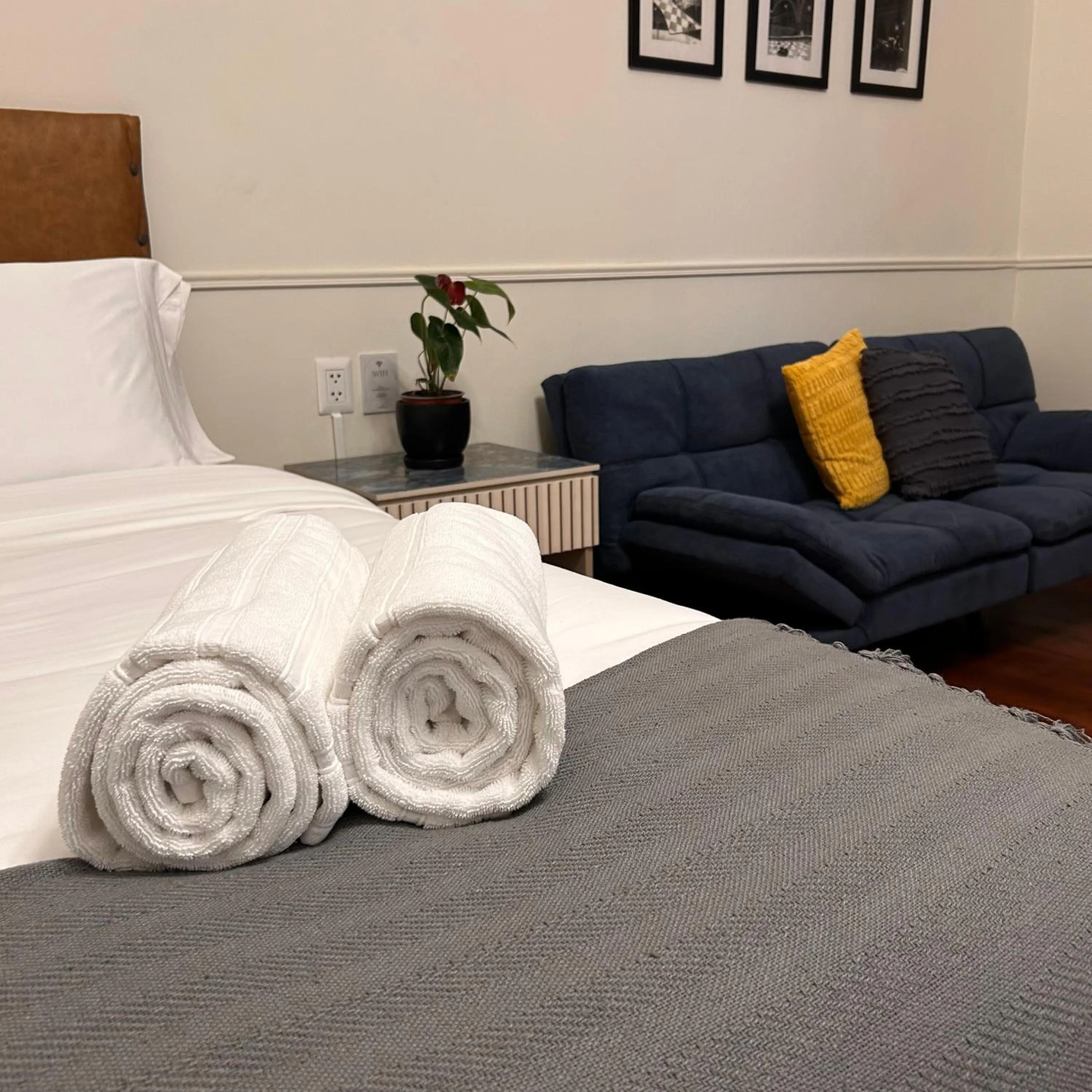 Bed in Andara Boutique Hotel