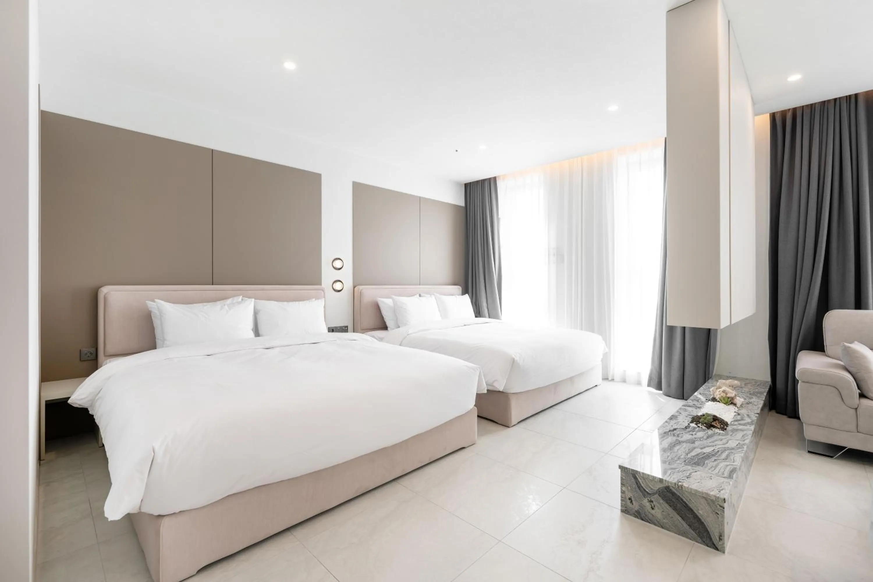 Bedroom, Bed in Gyeongju city hotel