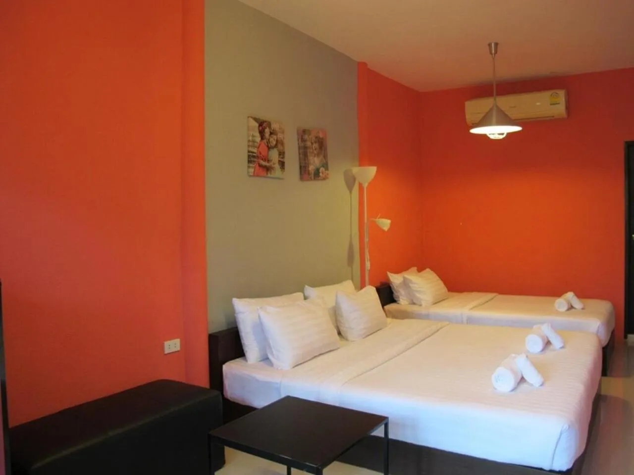 Bed in Panviman Amphawa Garden Resort