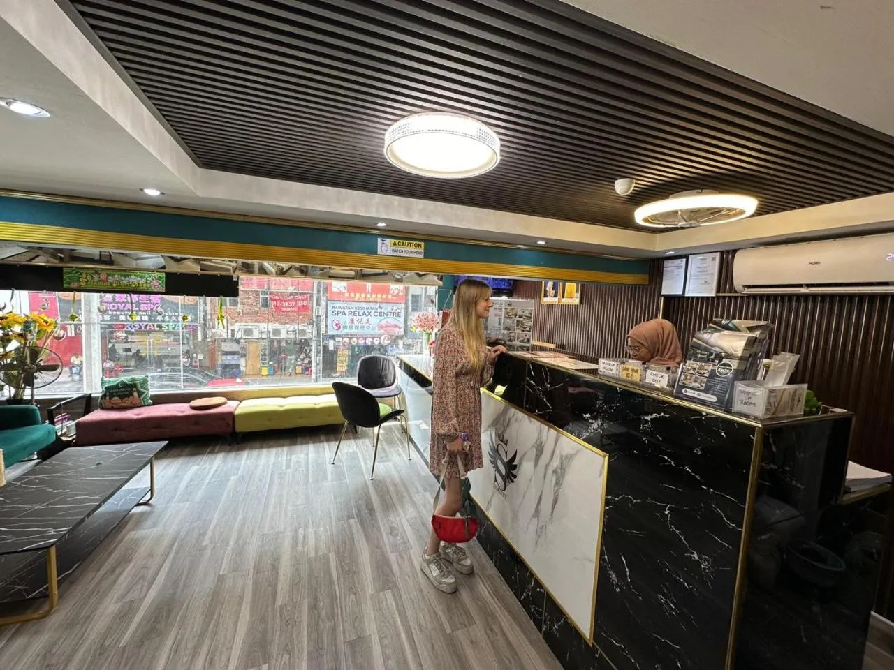 Living room in SS Grey Hotel