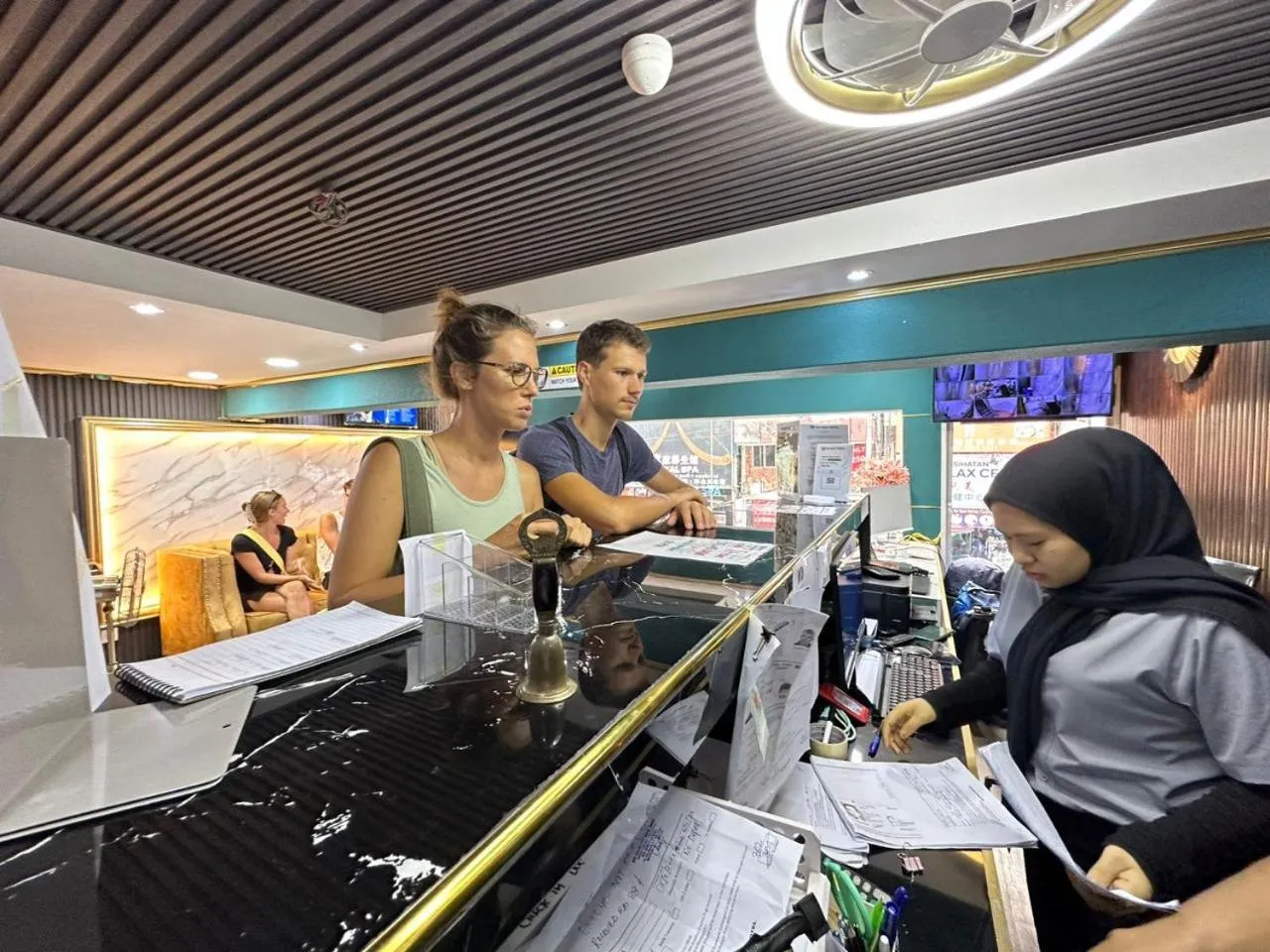 Staff in SS Grey Hotel