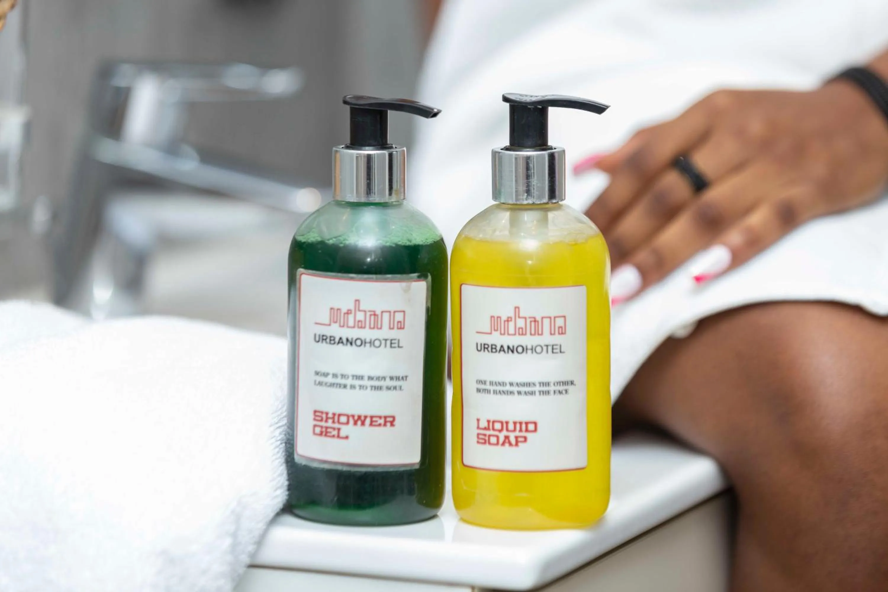 Bathroom in Urbano Hotel