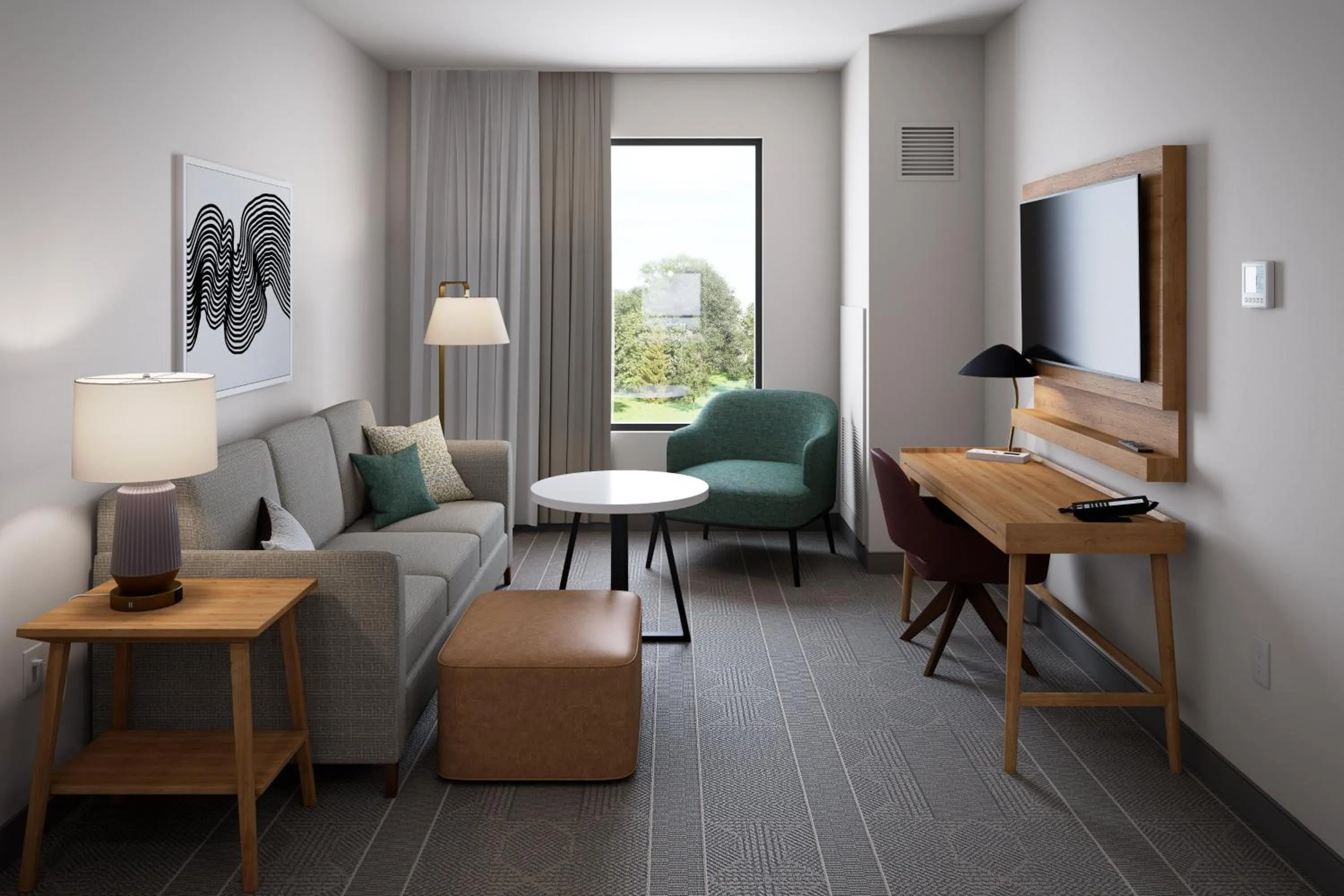 Bedroom in Staybridge Suites Montreal Airport - St-Laurent by IHG