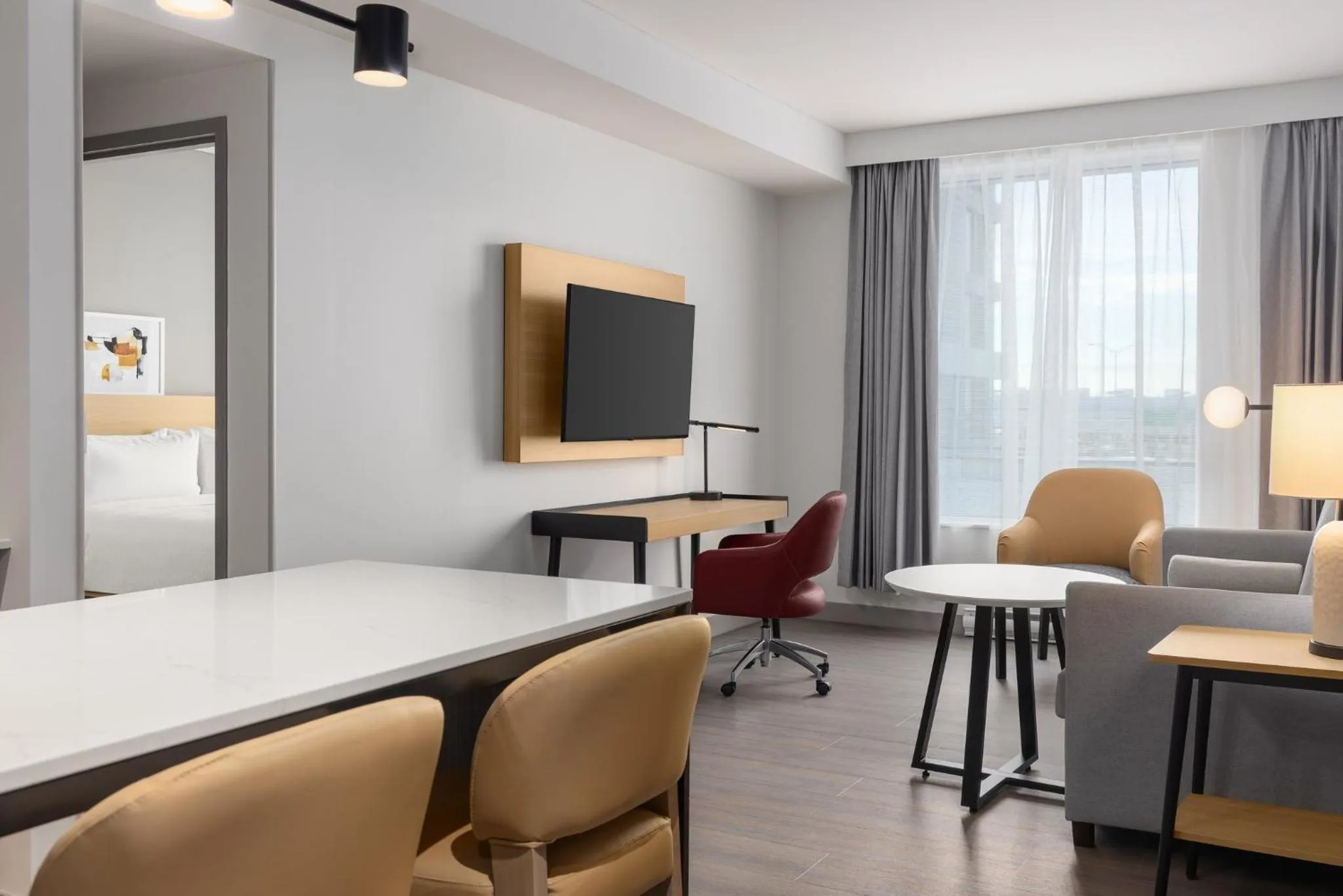 Bedroom, Bed in Staybridge Suites Montreal Airport - St-Laurent by IHG