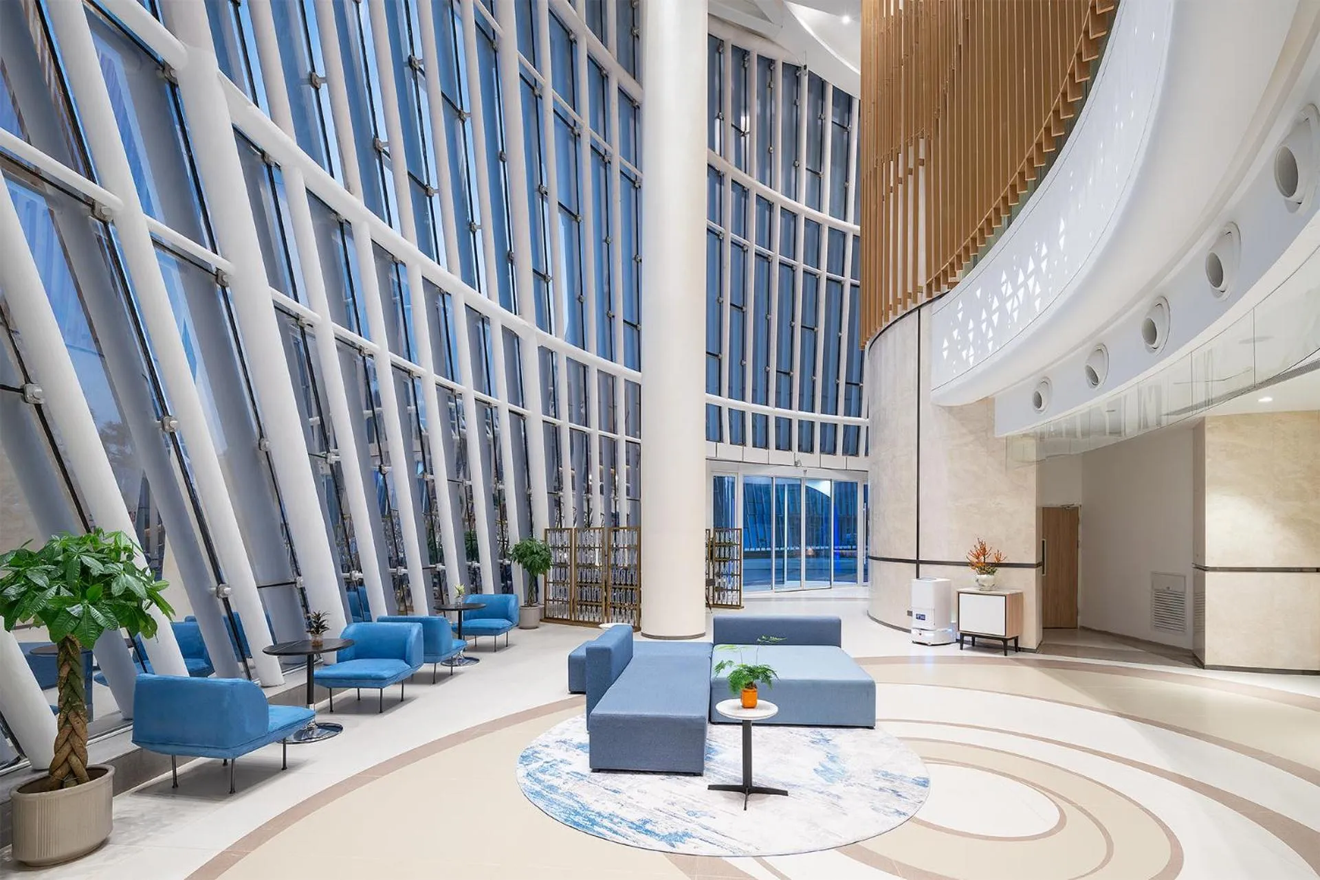 Lobby or reception in Holiday Inn Express Yangzhou Grand Canal Theatre