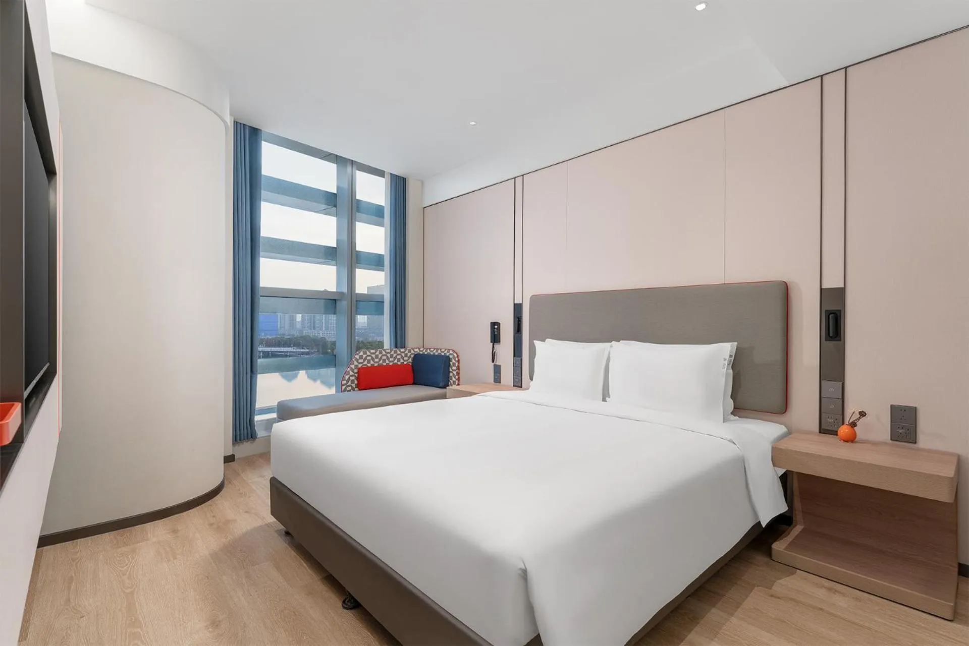 Bed in Holiday Inn Express Yangzhou Grand Canal Theatre