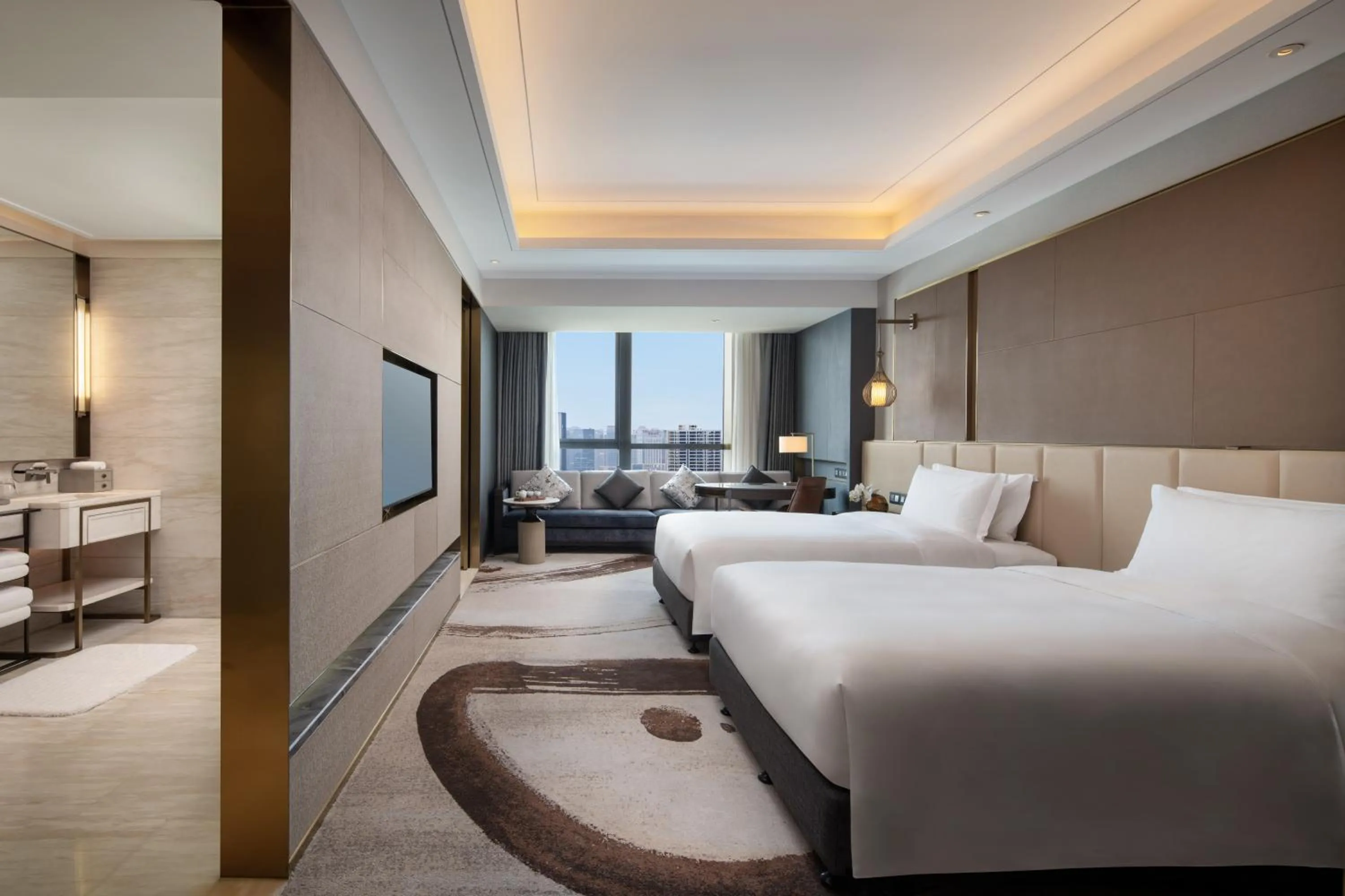 Bed in InterContinental Hotels Zhengzhou Zhengdong