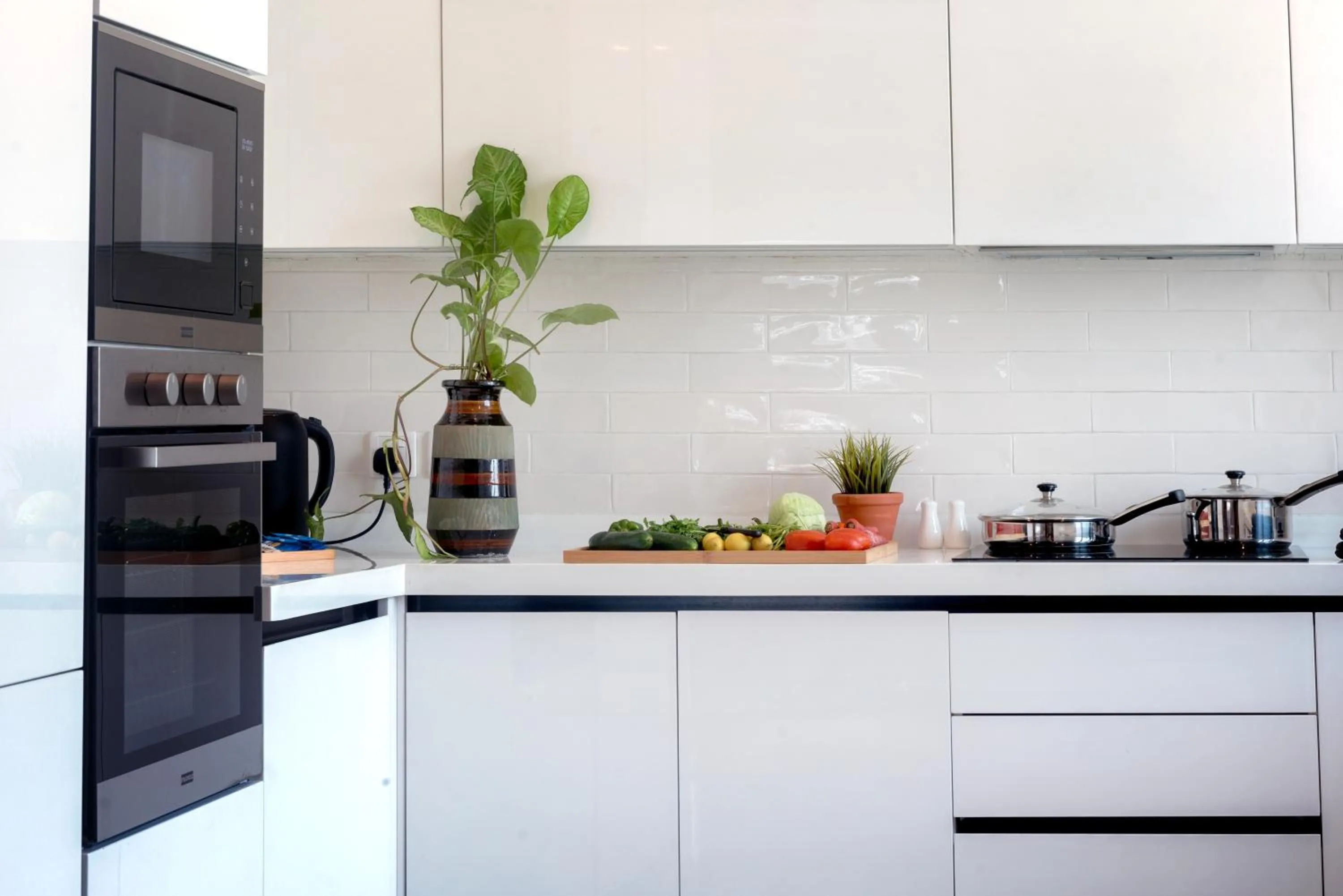 Kitchen or kitchenette in PC Residences Gulberg Lahore