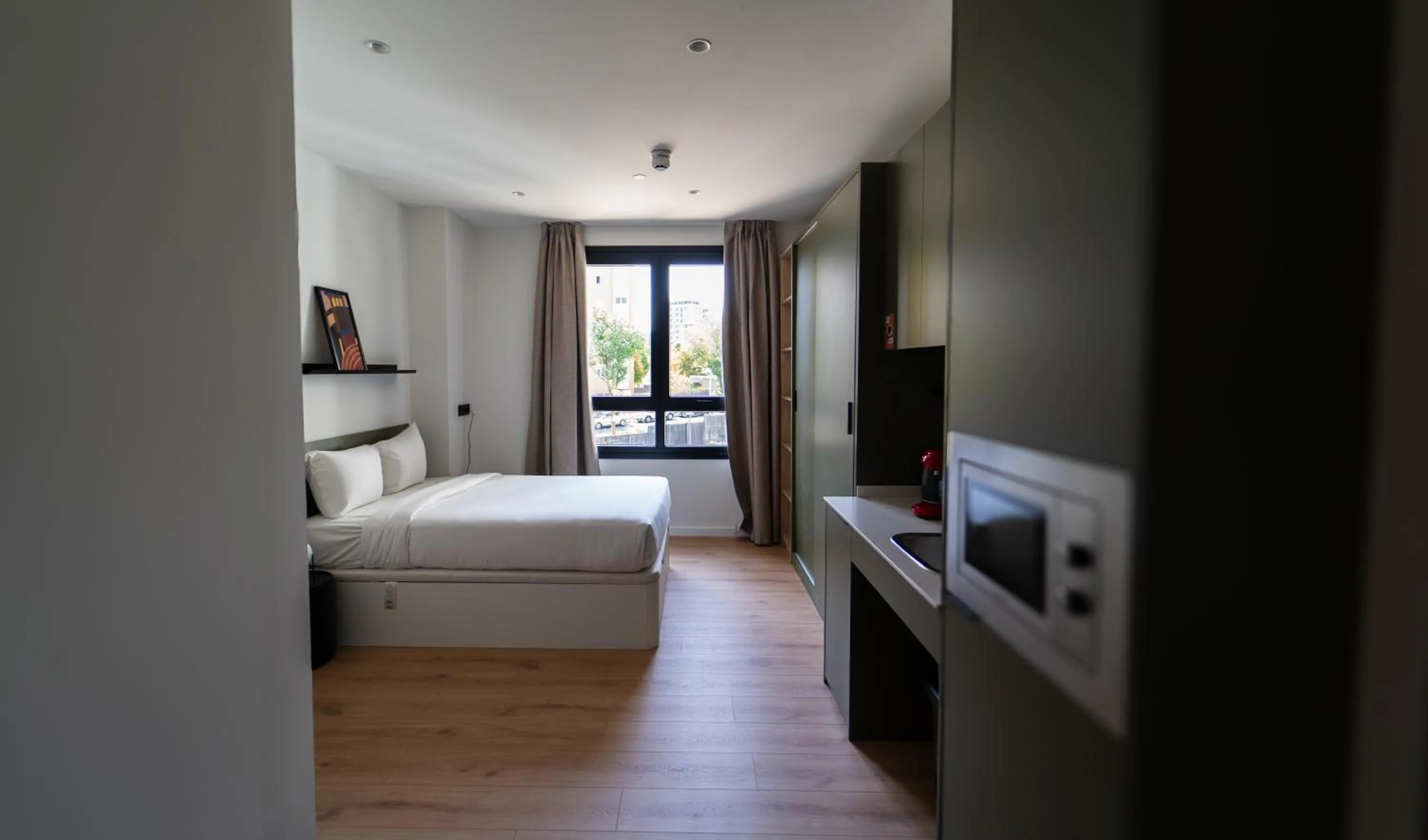 Facility for disabled guests, Bed in Node Madrid Carabanchel