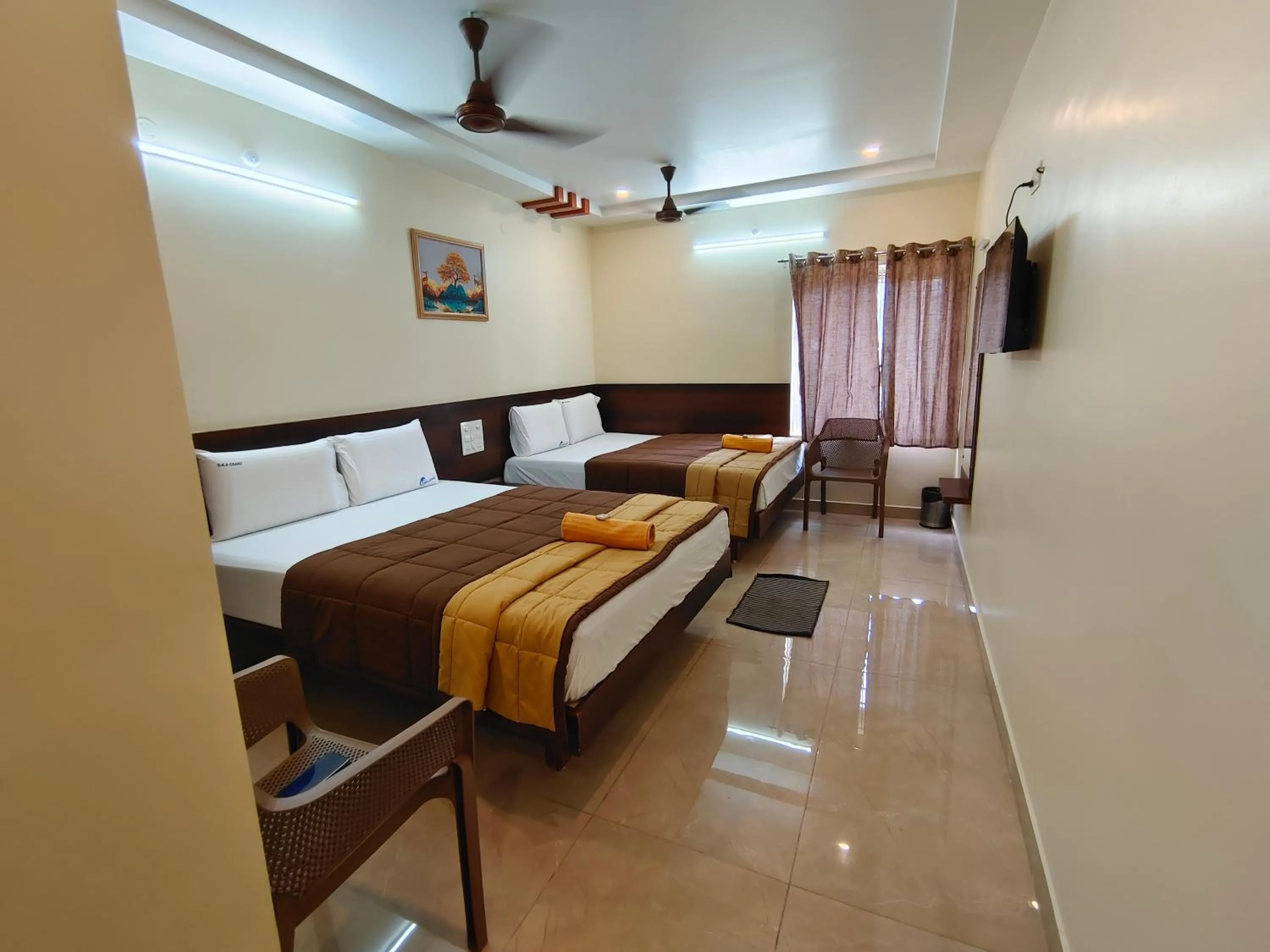 Bed in Hotel DKR Grand