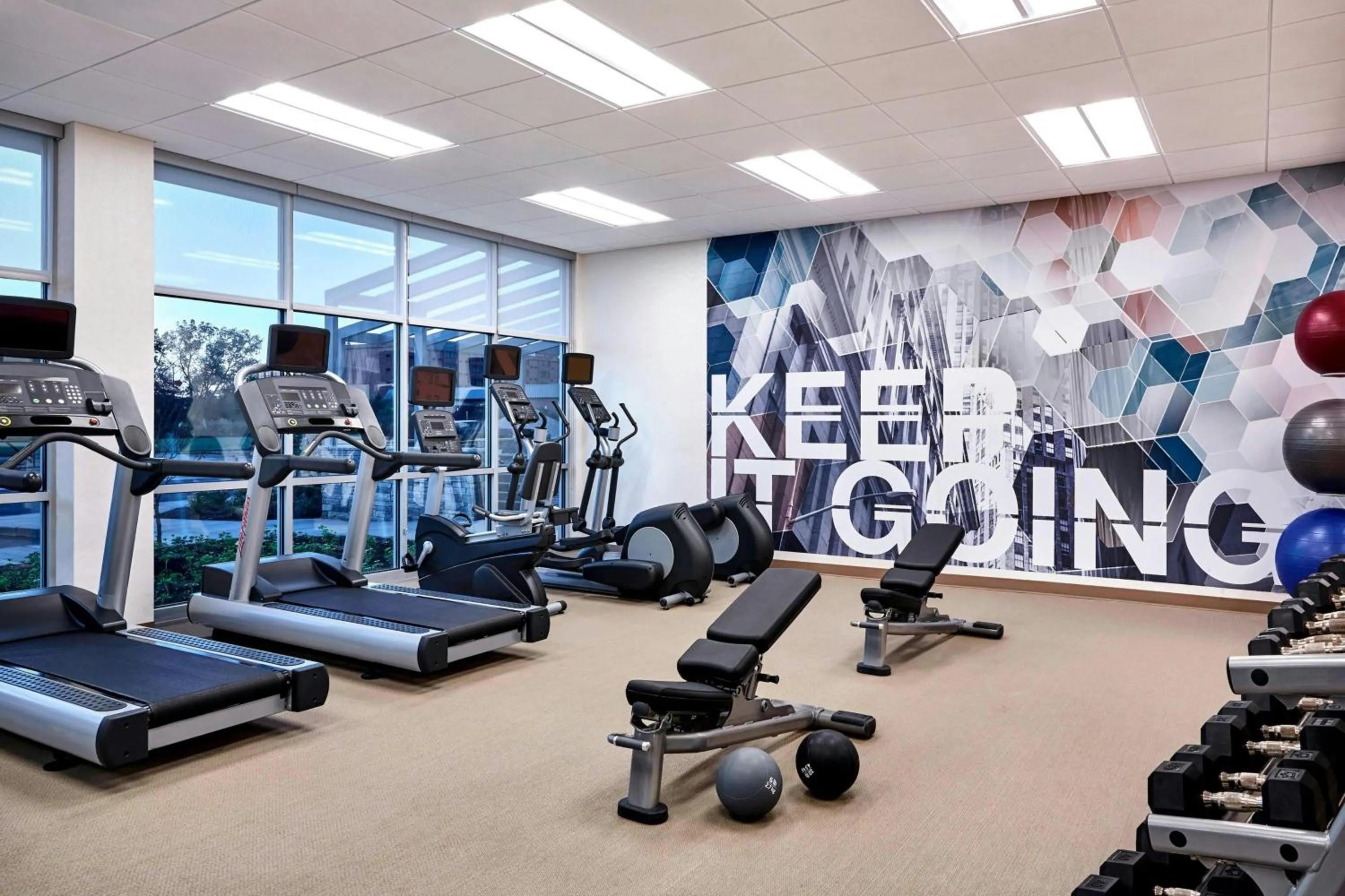 Fitness centre/facilities in SpringHill Suites by Marriott Columbus West