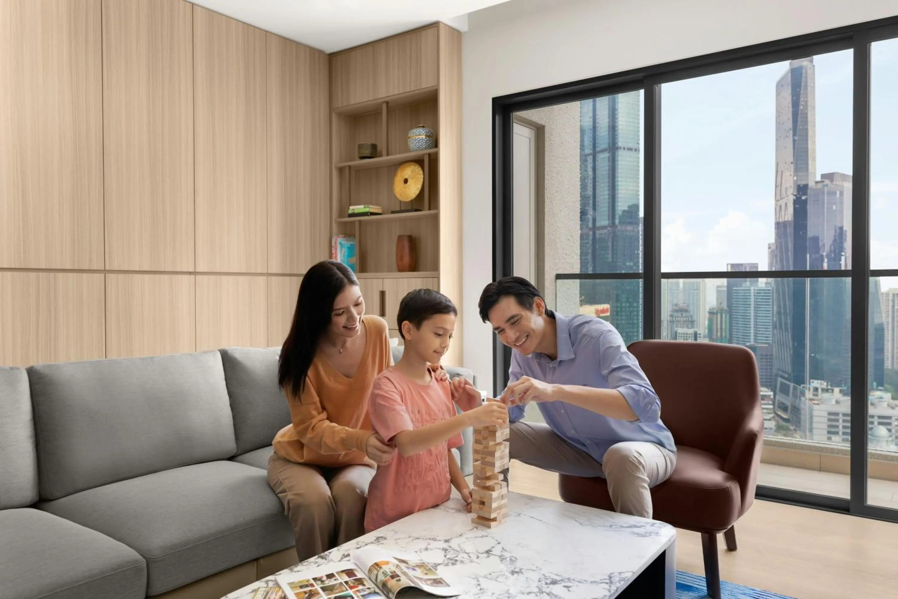 Photo of the whole room in Marriott Executive Apartments Kuala Lumpur