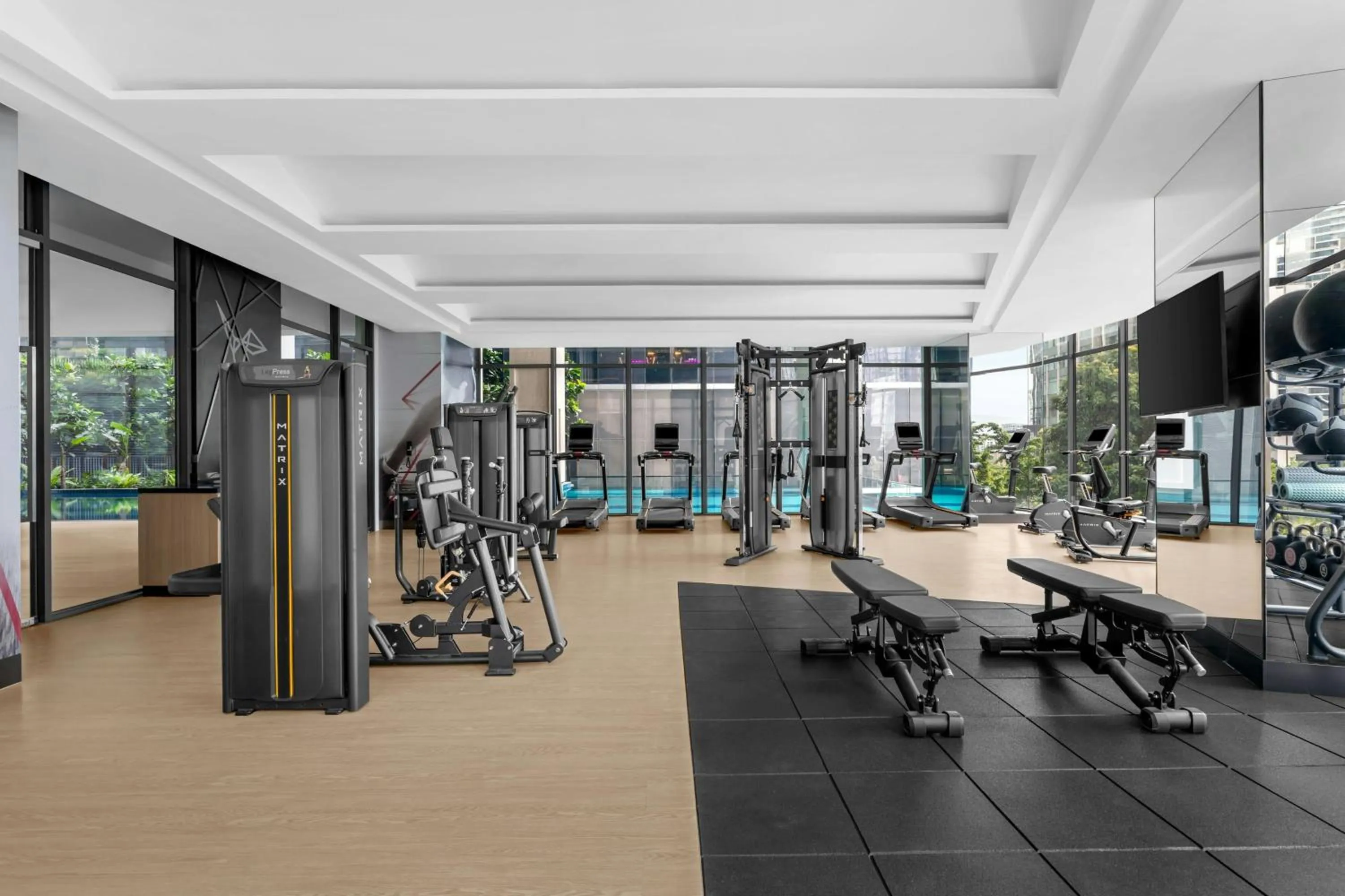 Fitness centre/facilities in Marriott Executive Apartments Kuala Lumpur