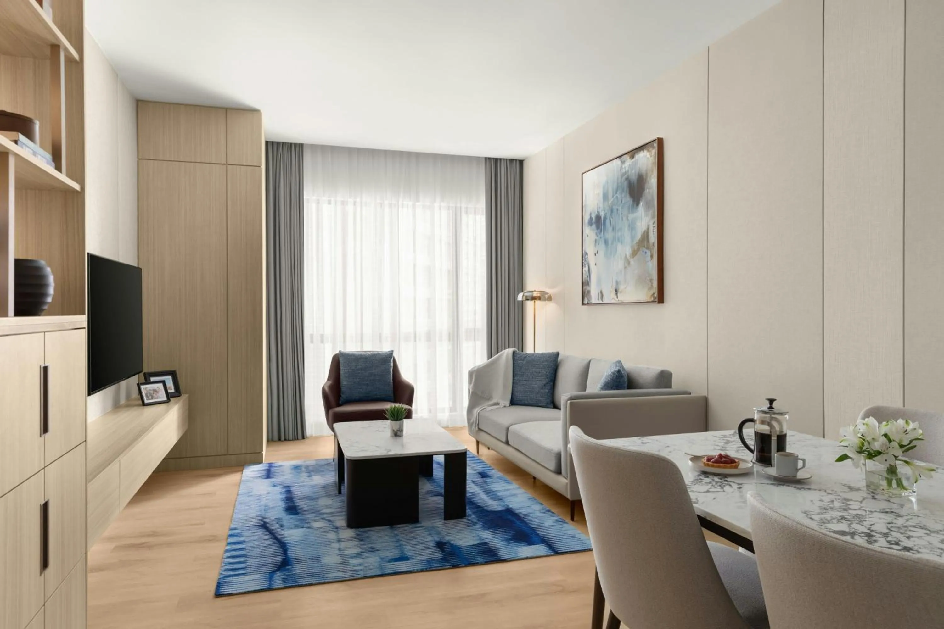 Living room in Marriott Executive Apartments Kuala Lumpur