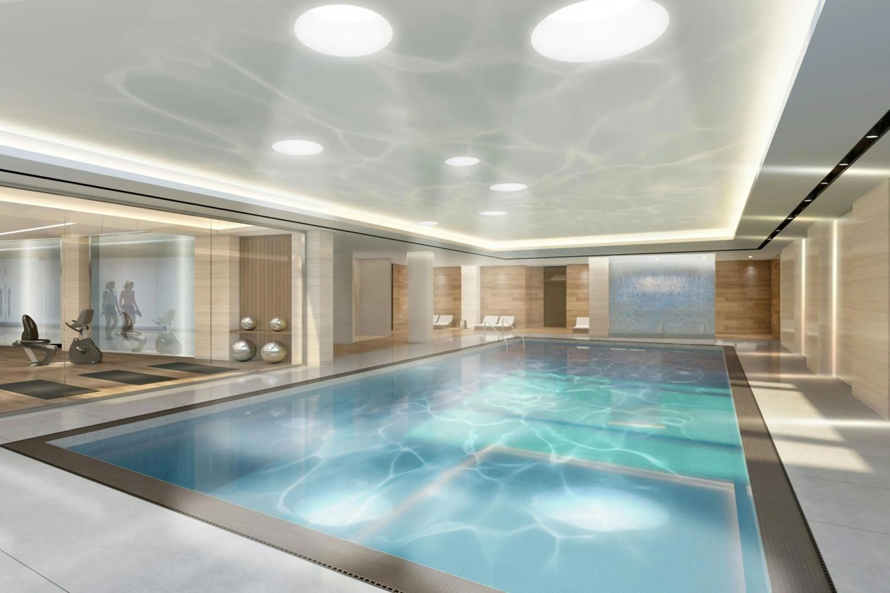 Swimming pool in The Westin Flushing LaGuardia Airport